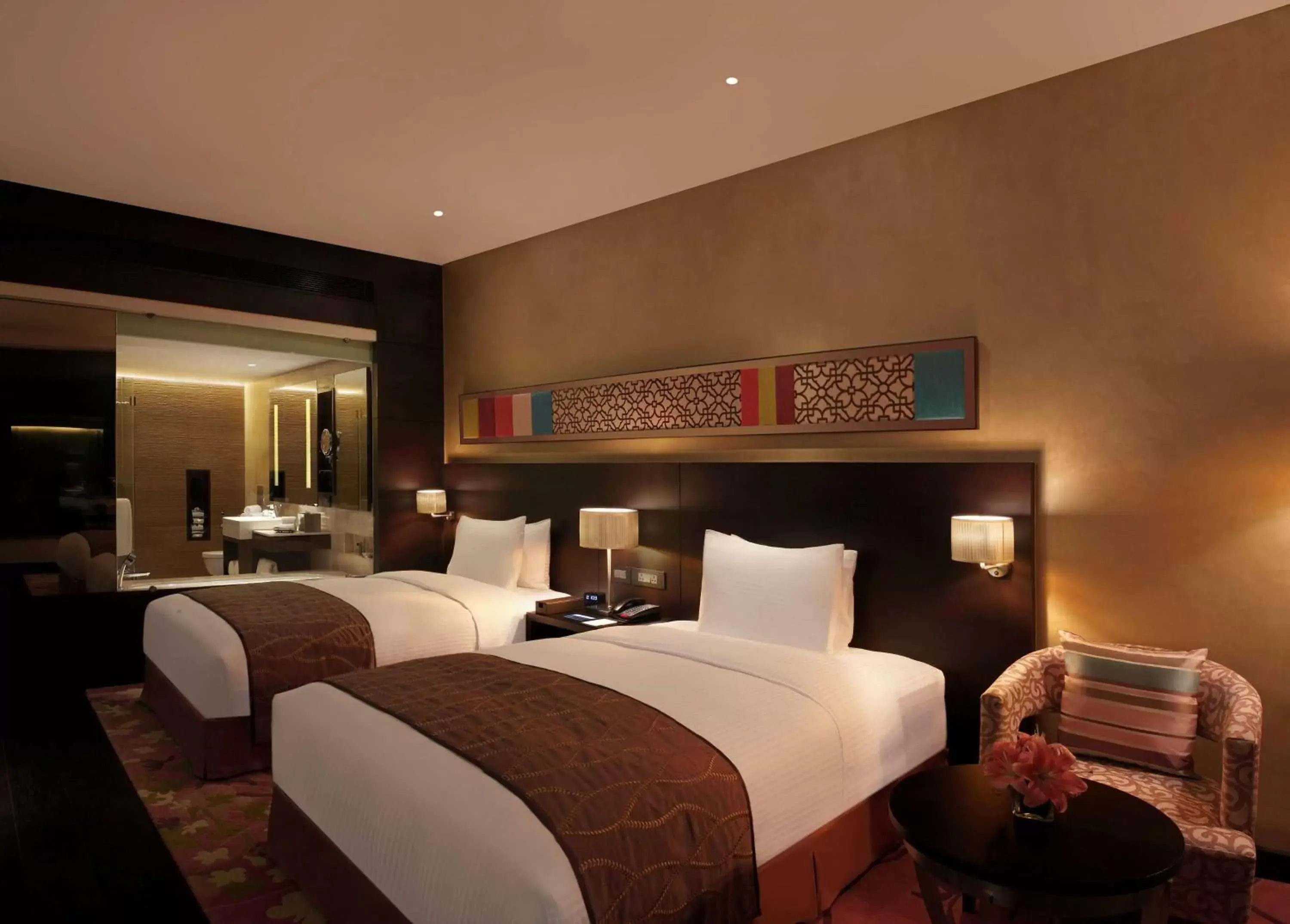 Bed in Hilton Jaipur