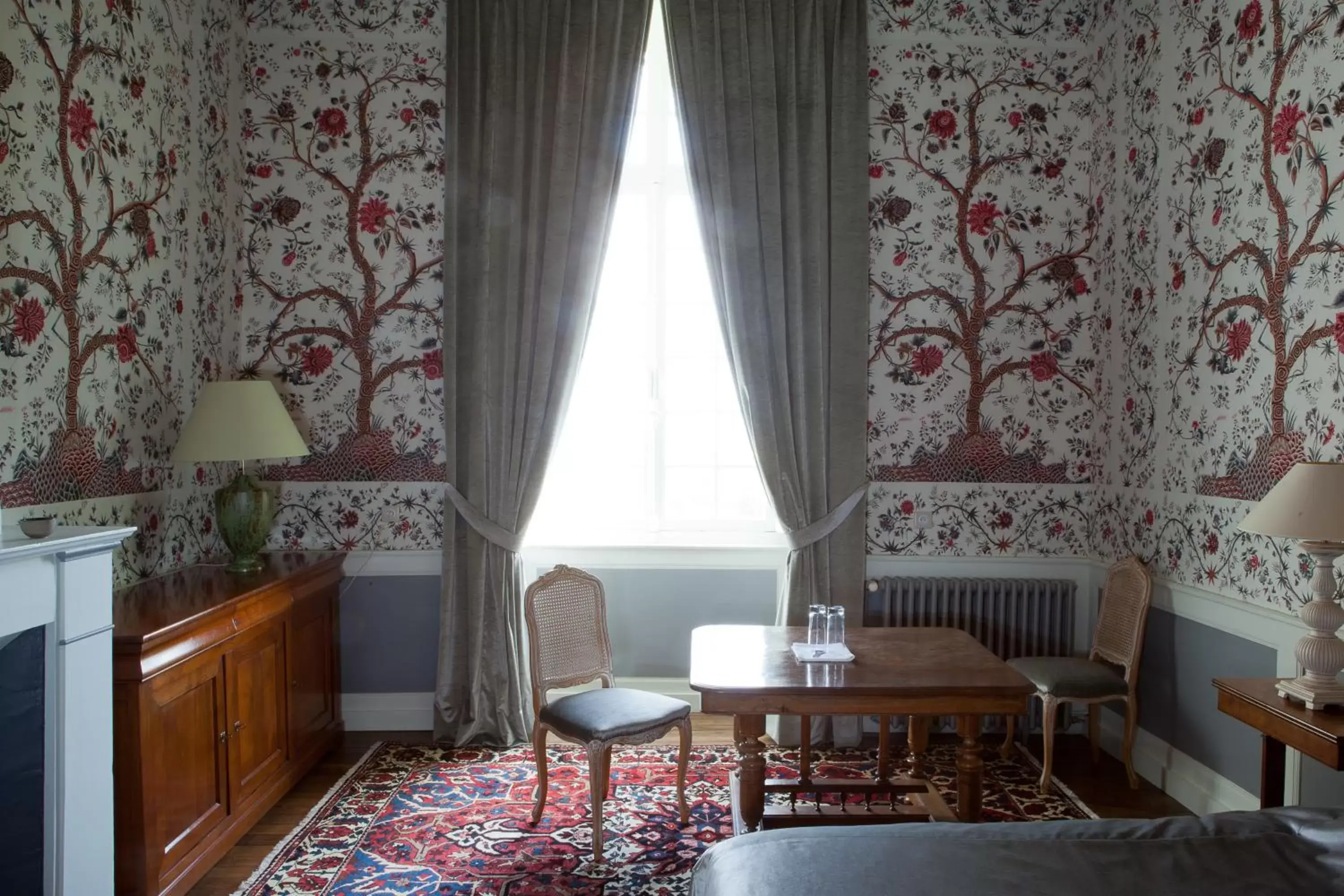 Decorative detail, Seating Area in Château de La Ballue - Les Collectionneurs