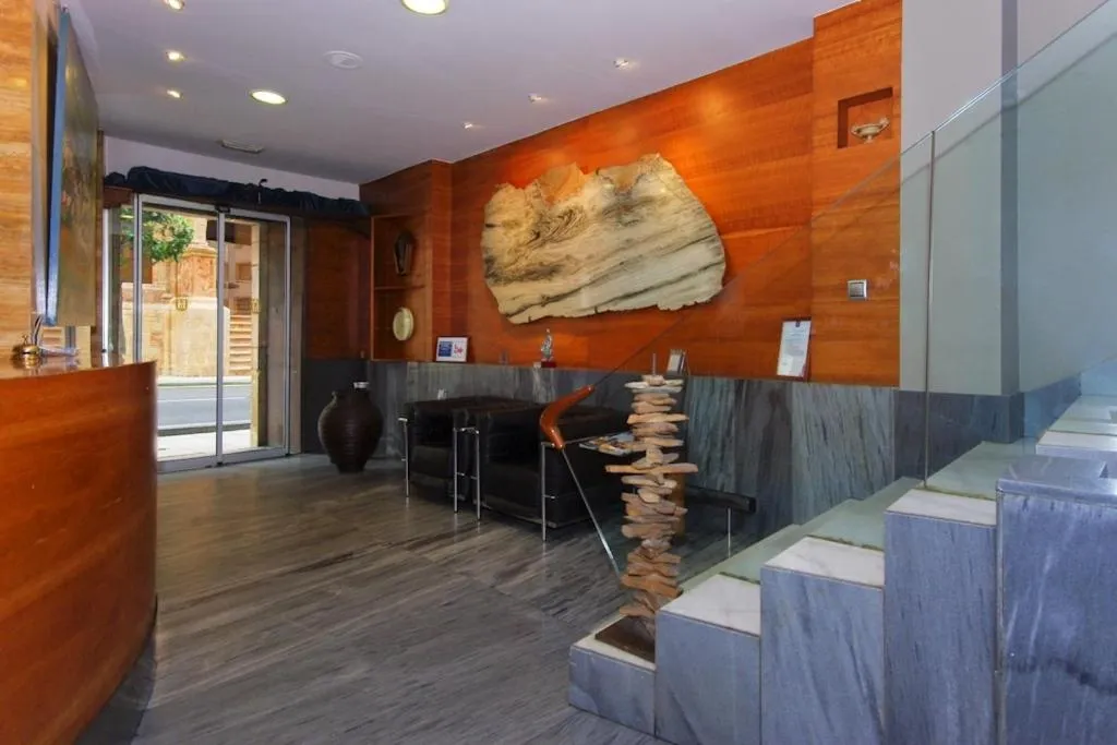 Lobby or reception in Hotel Vetusta