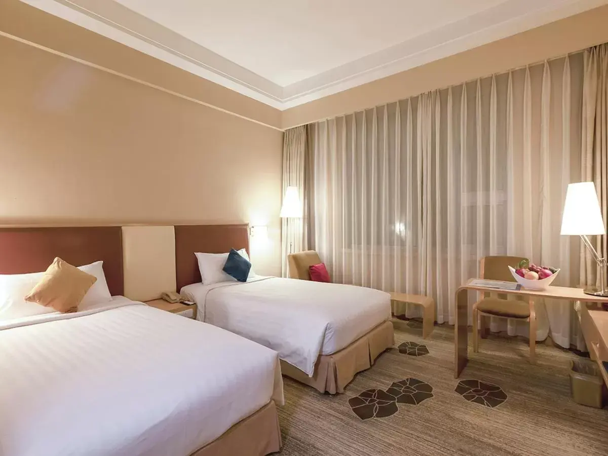 Property building, Bed in Beijing XinQiao Hotel Property building, Bed in Beijing XinQiao Hotel
