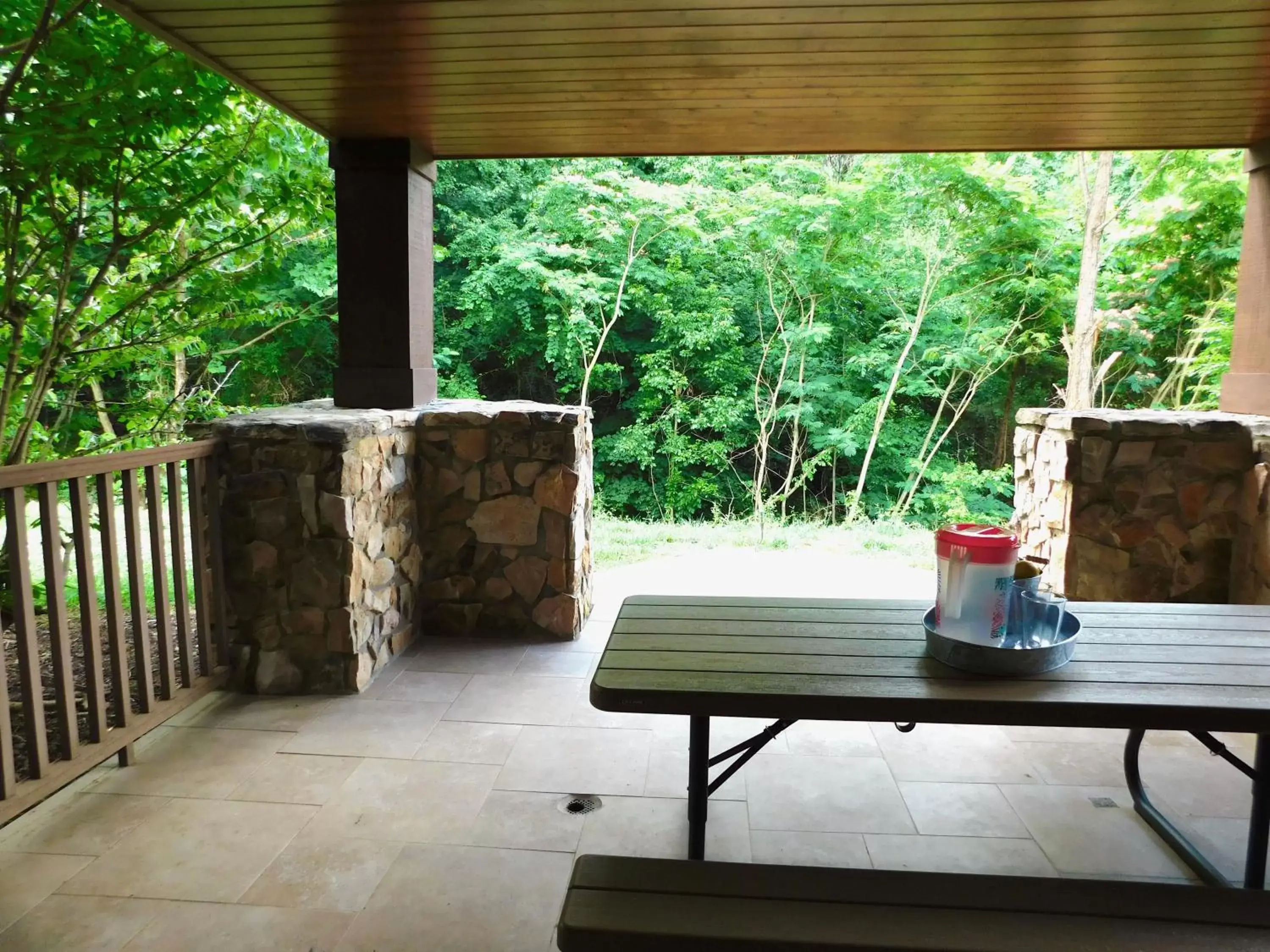 Patio in The Trailhead Condominiums