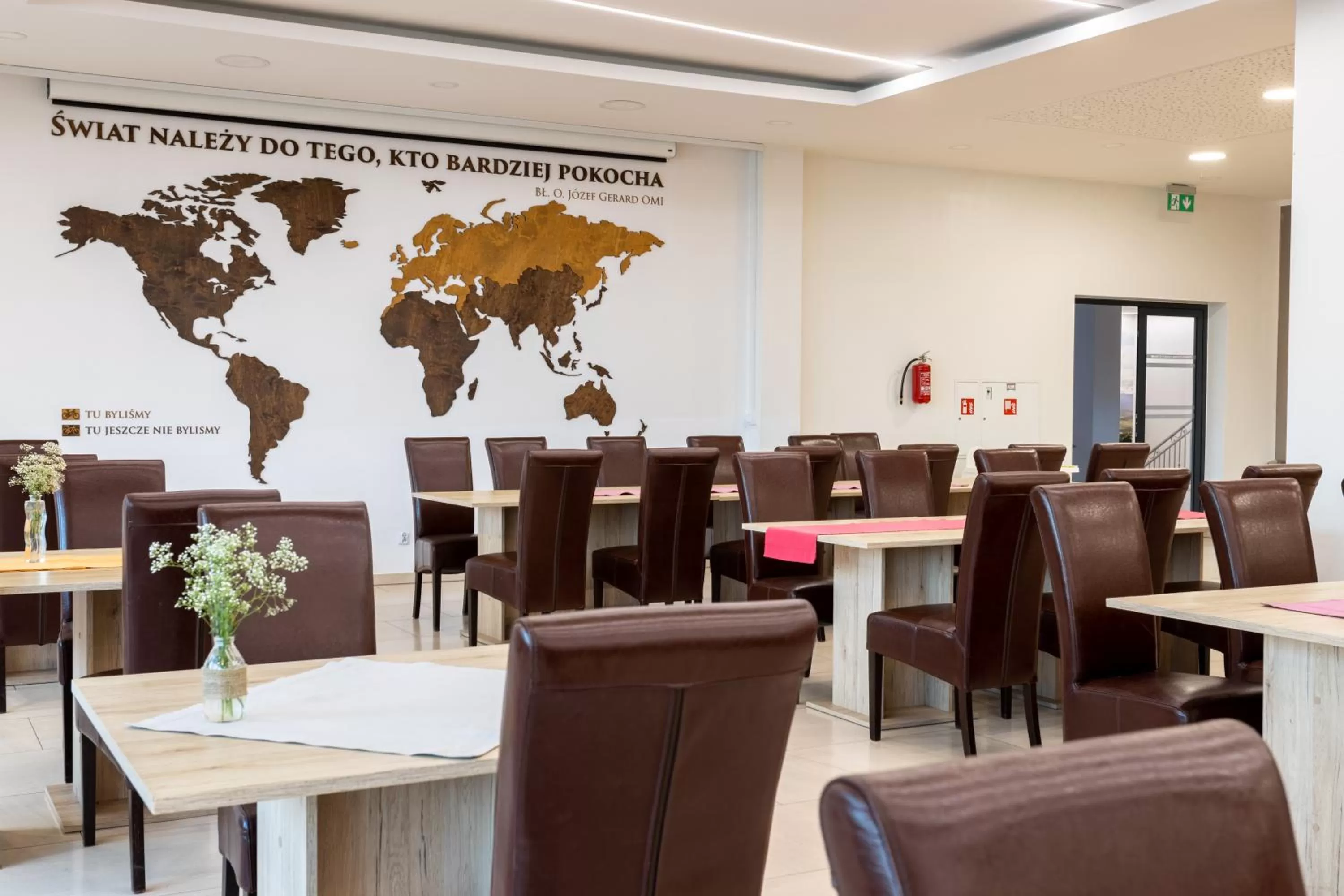 Dining area in Oblacka Przystań