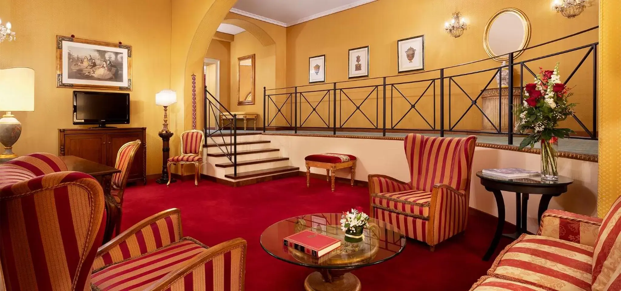 Photo of the whole room, Seating Area in Brufani Palace Hotel - Small Luxury Hotels of the World