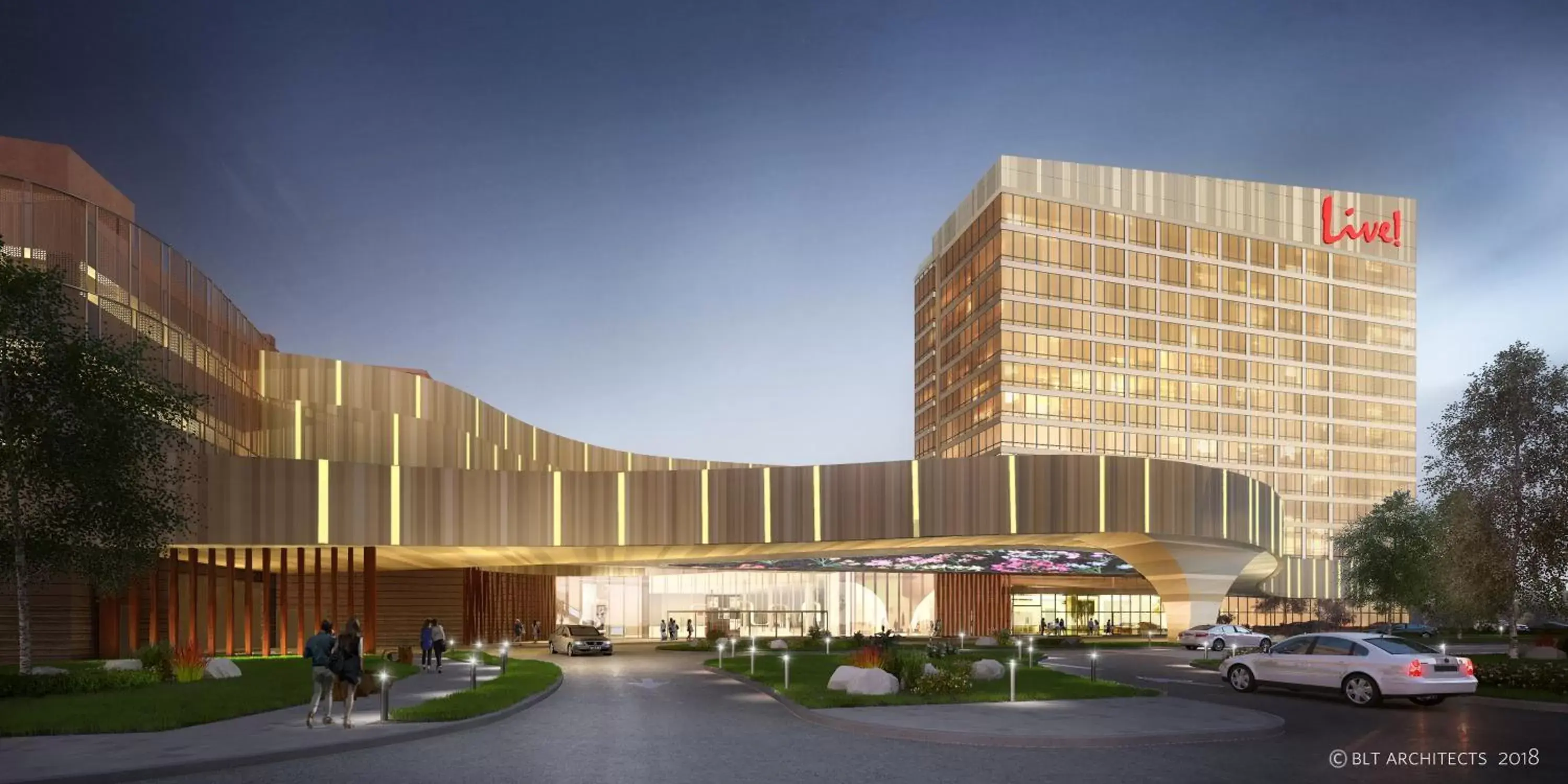 Facade/entrance in Live! Casino & Hotel - Philadelphia Facade/entrance in Live! Casino & Hotel - Philadelphia