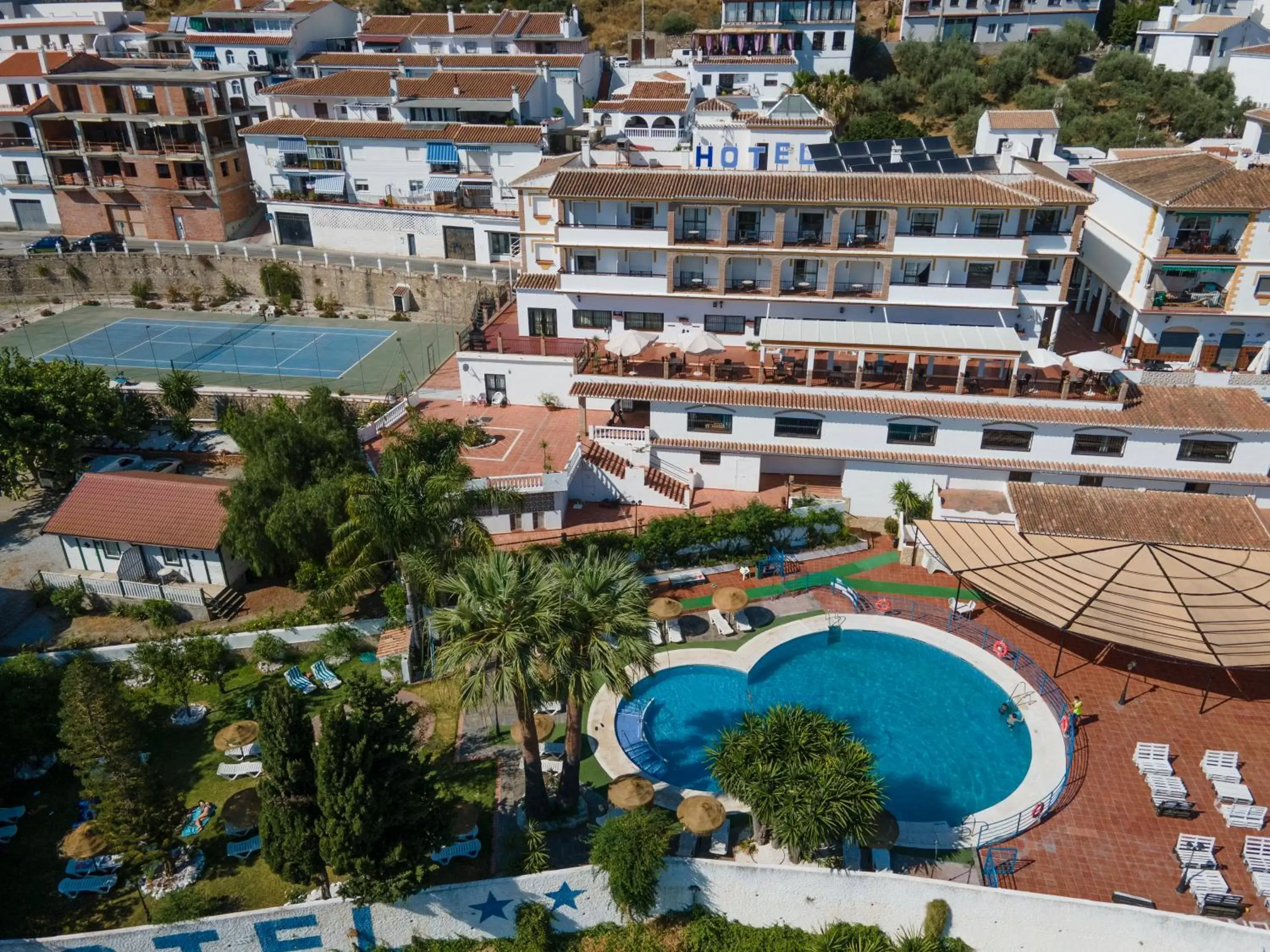 Bird's eye view, Pool View in Hotel y Bungalows Balcón de Competa
