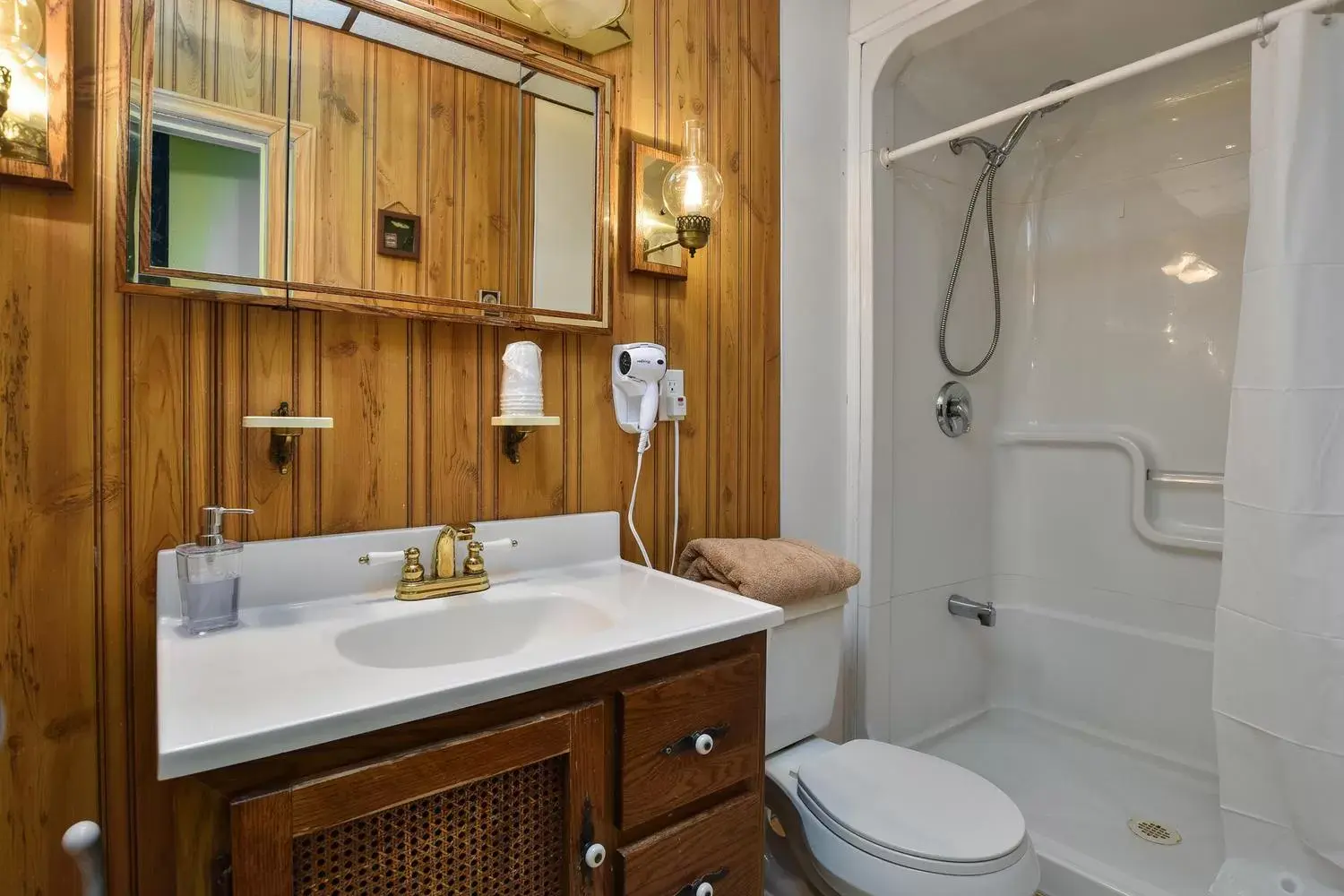 Bathroom in The Noble Waterfront Apartment Suites