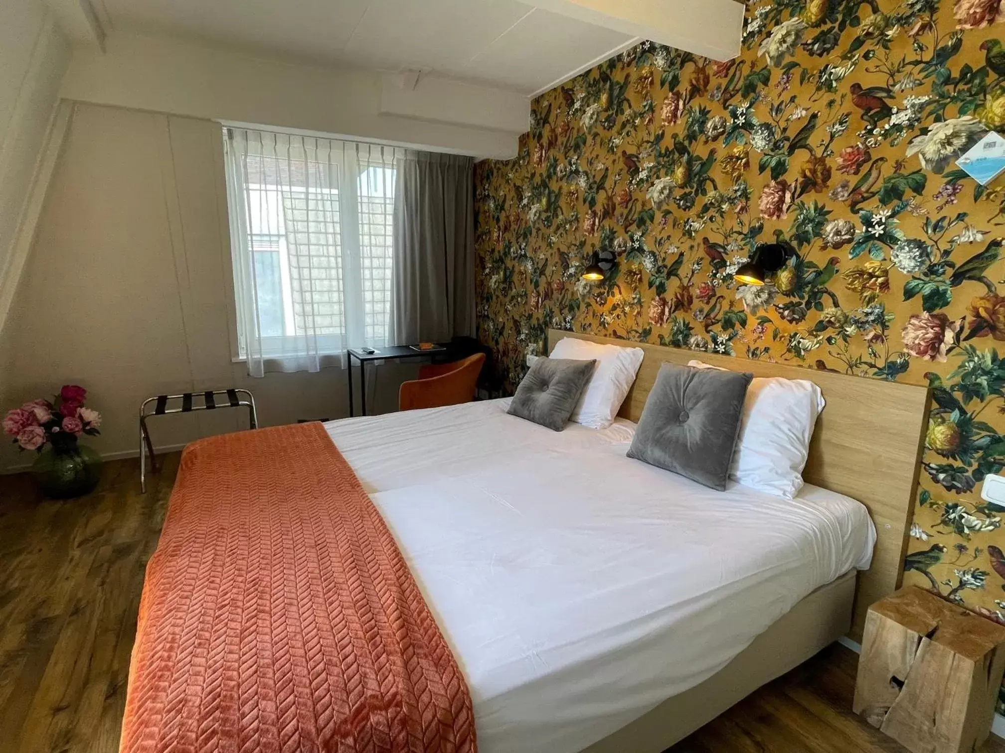 Bedroom, Bed in Hotel Het Wapen van Drenthe