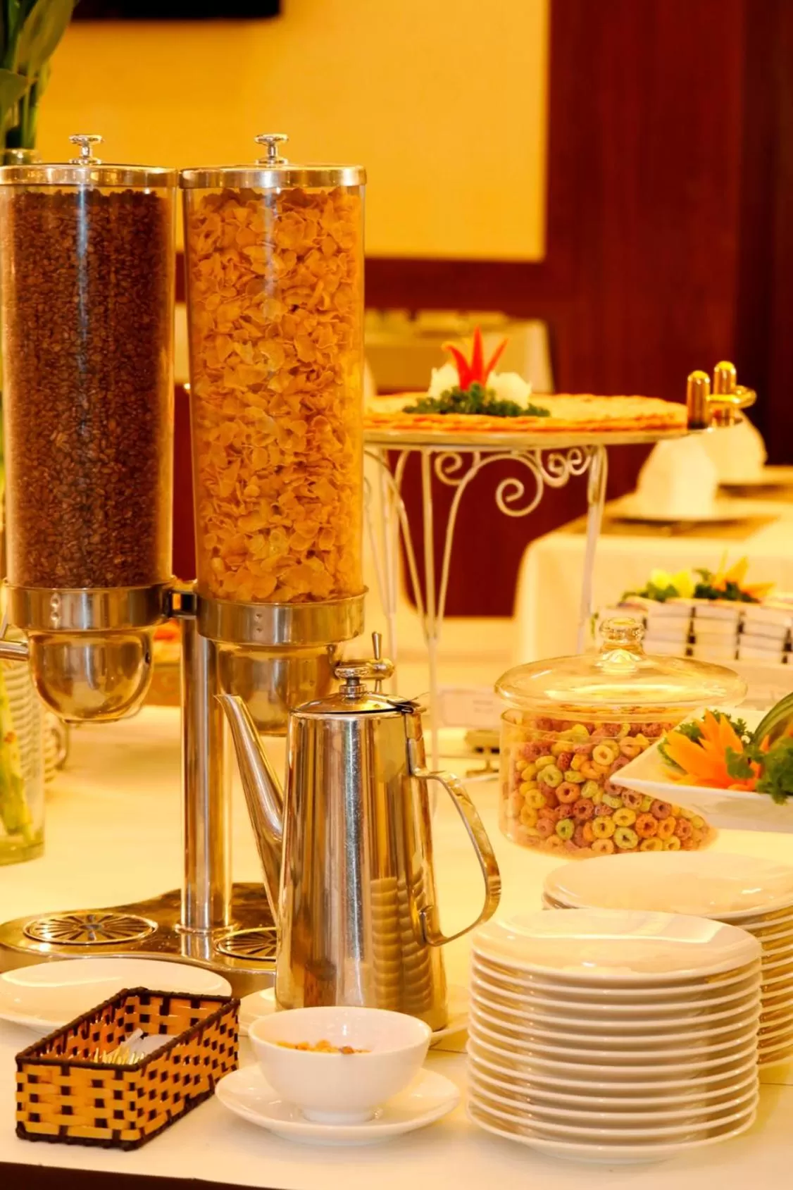 Buffet breakfast in Vien Dong Hotel - Near Bui Vien Walking Street