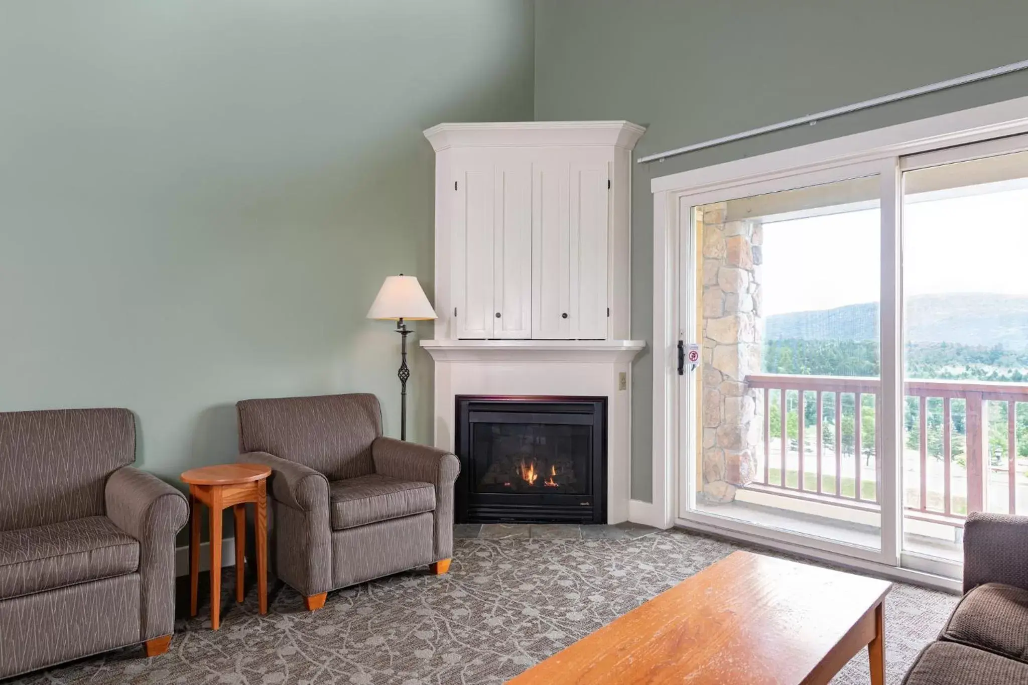 Living room, Seating Area in Jackson Gore Village on Okemo Mountain