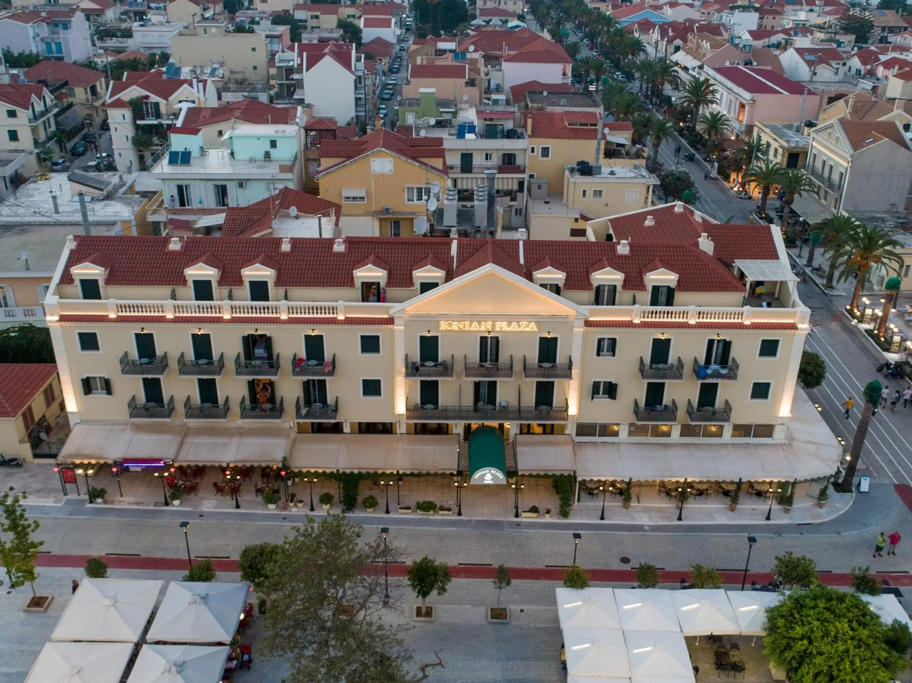 Bird's eye view, Bird's-eye View in Ionian Plaza Hotel