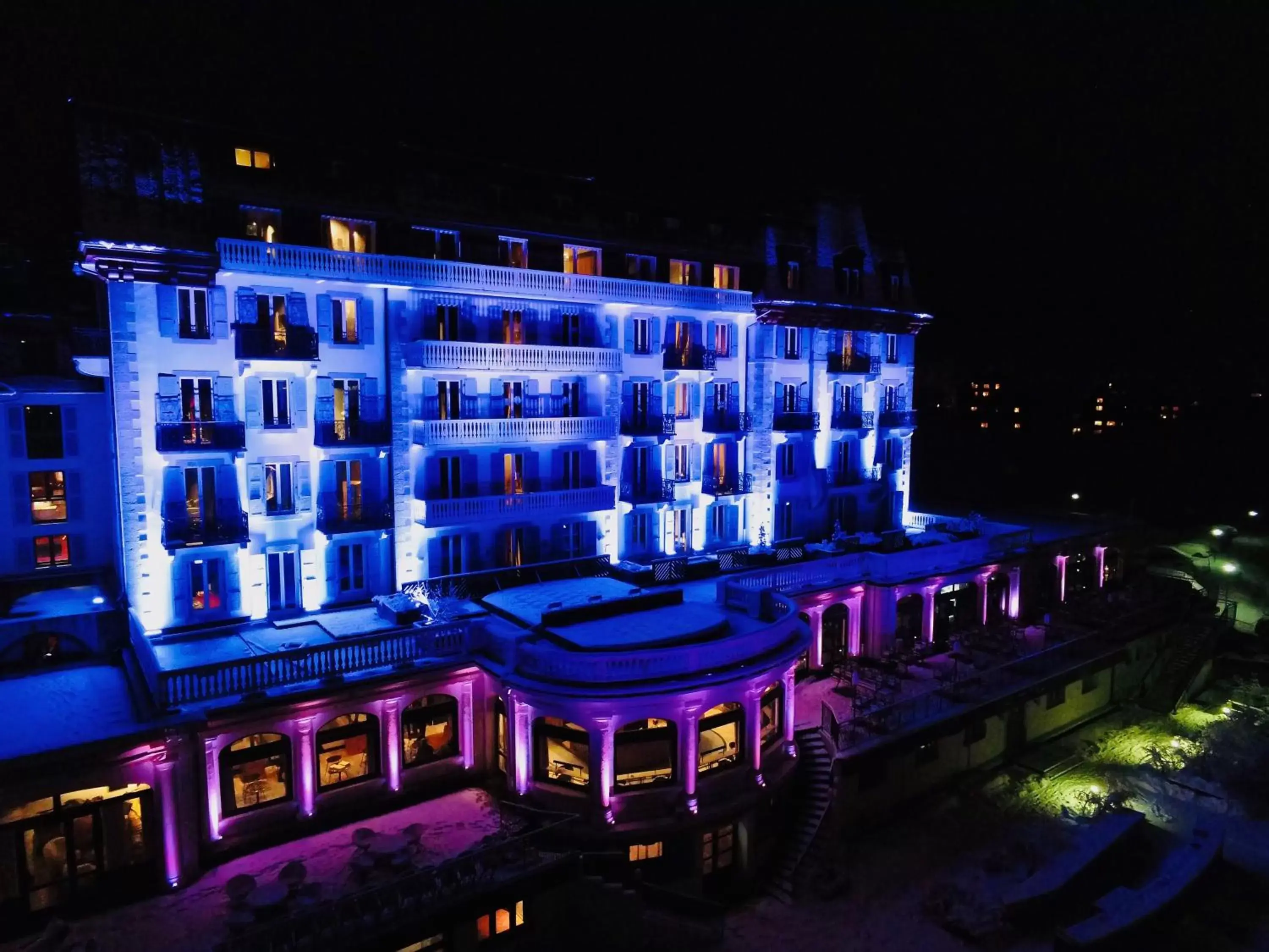 Property Building in La Folie Douce Hotels Chamonix