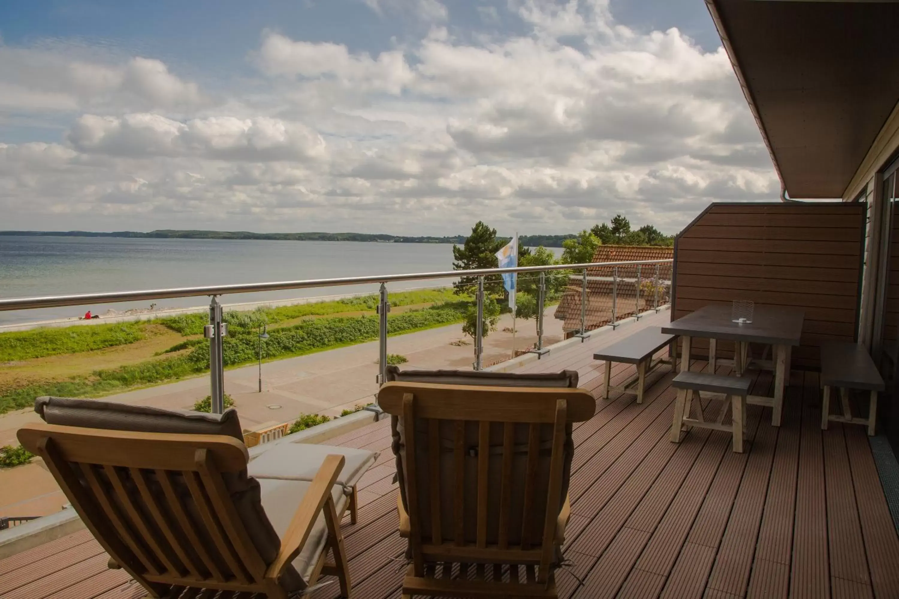 Sea view, Patio/Outdoor Area in Ostsee-Strandhaus-Holnis