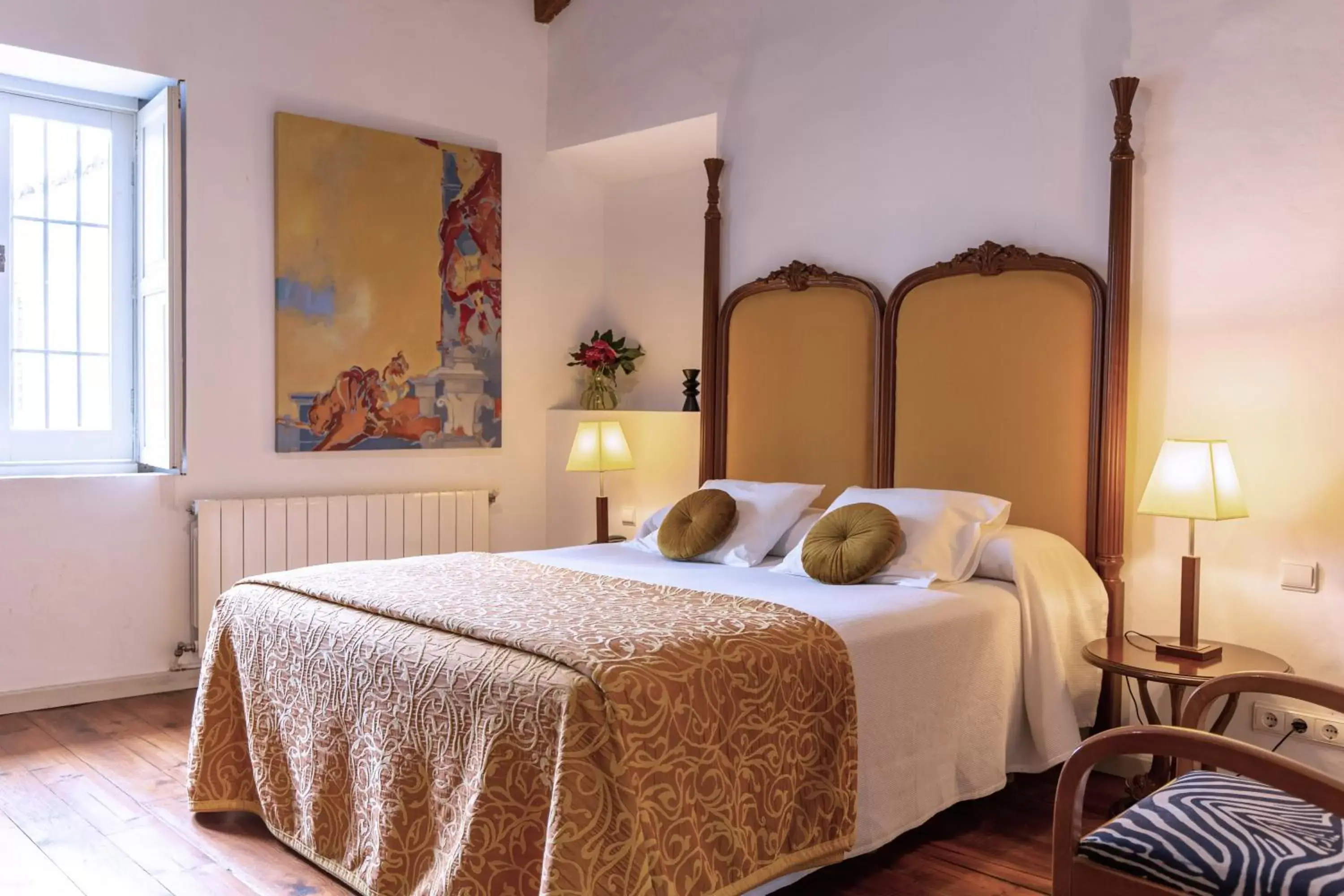 Bed in Art Boutique Hotel Chamarel