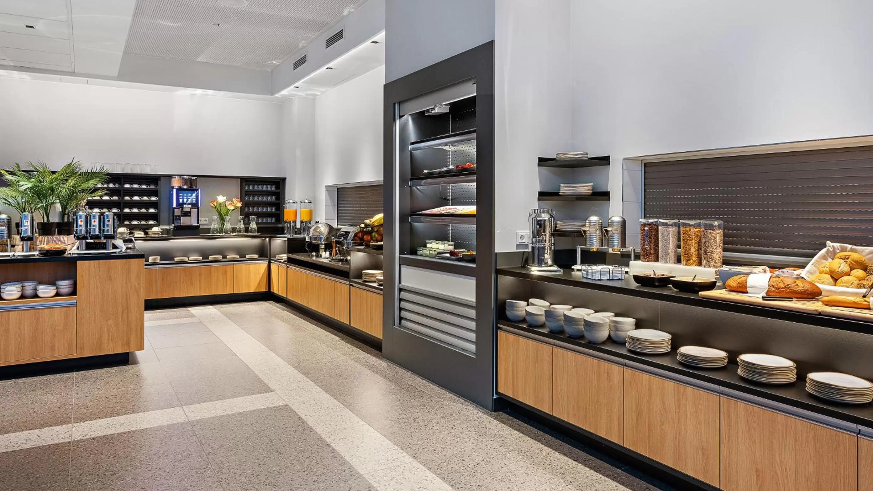 Buffet breakfast in Hey Lou Hotel Karlsruhe Messe