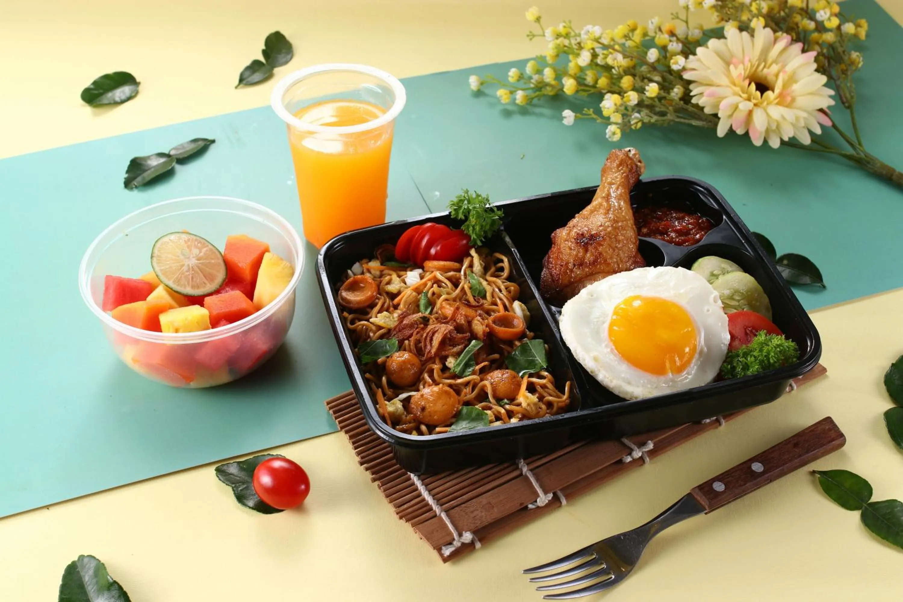 Breakfast in POP! Hotel Pasar Baru Jakarta