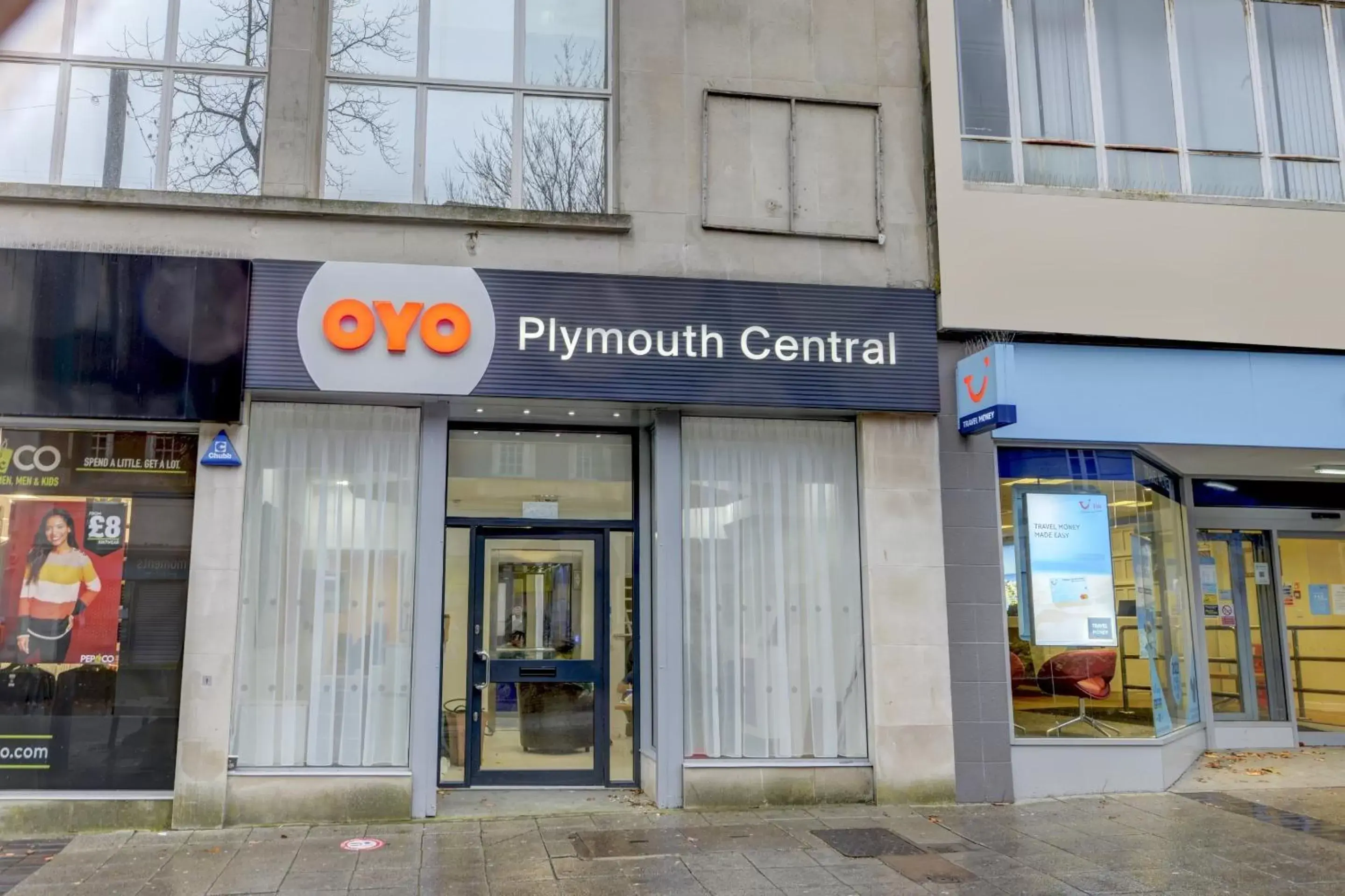 Facade/entrance in OYO Plymouth Central Hotel