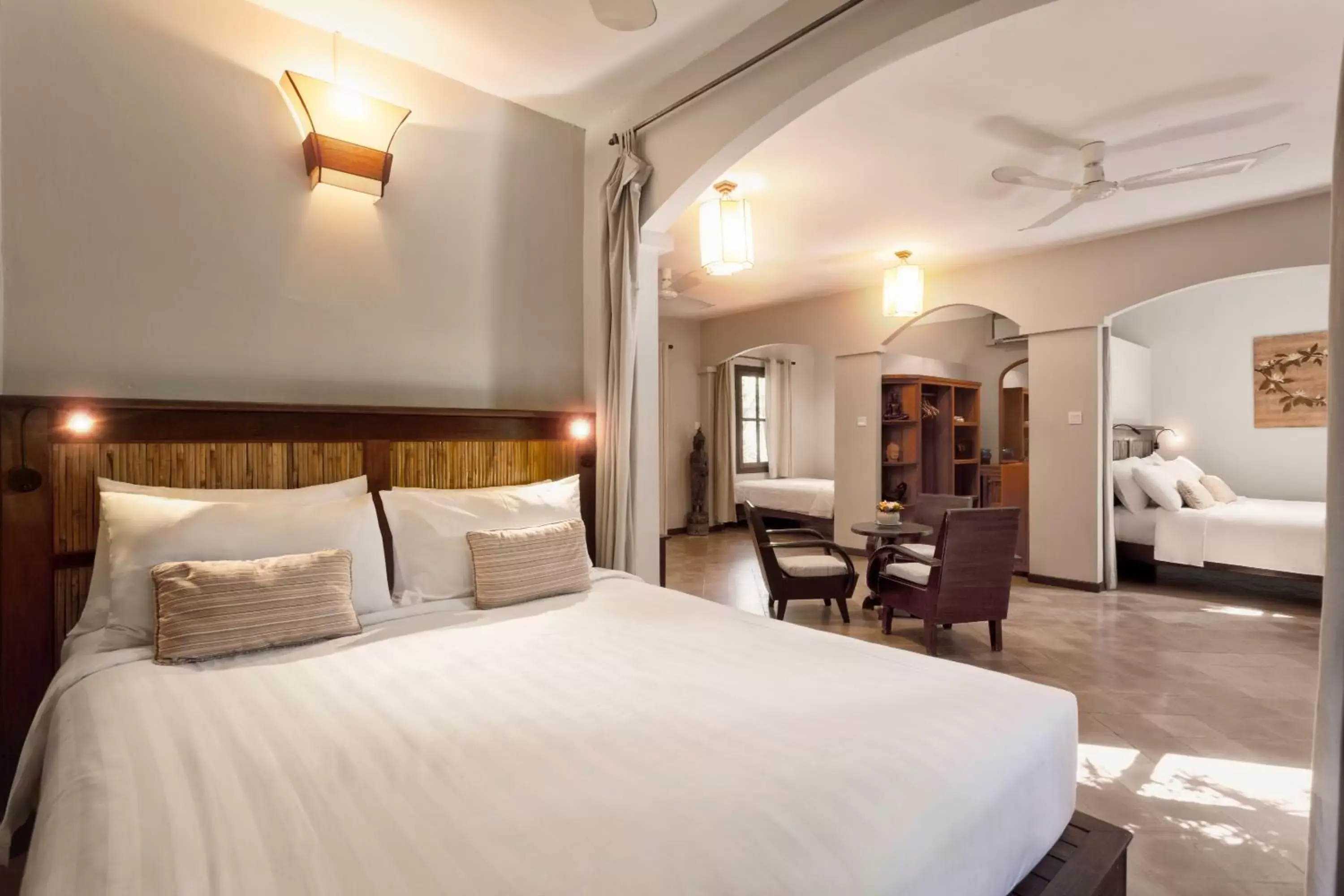 Bed in La Palmeraie D'angkor Bed in La Palmeraie D'angkor