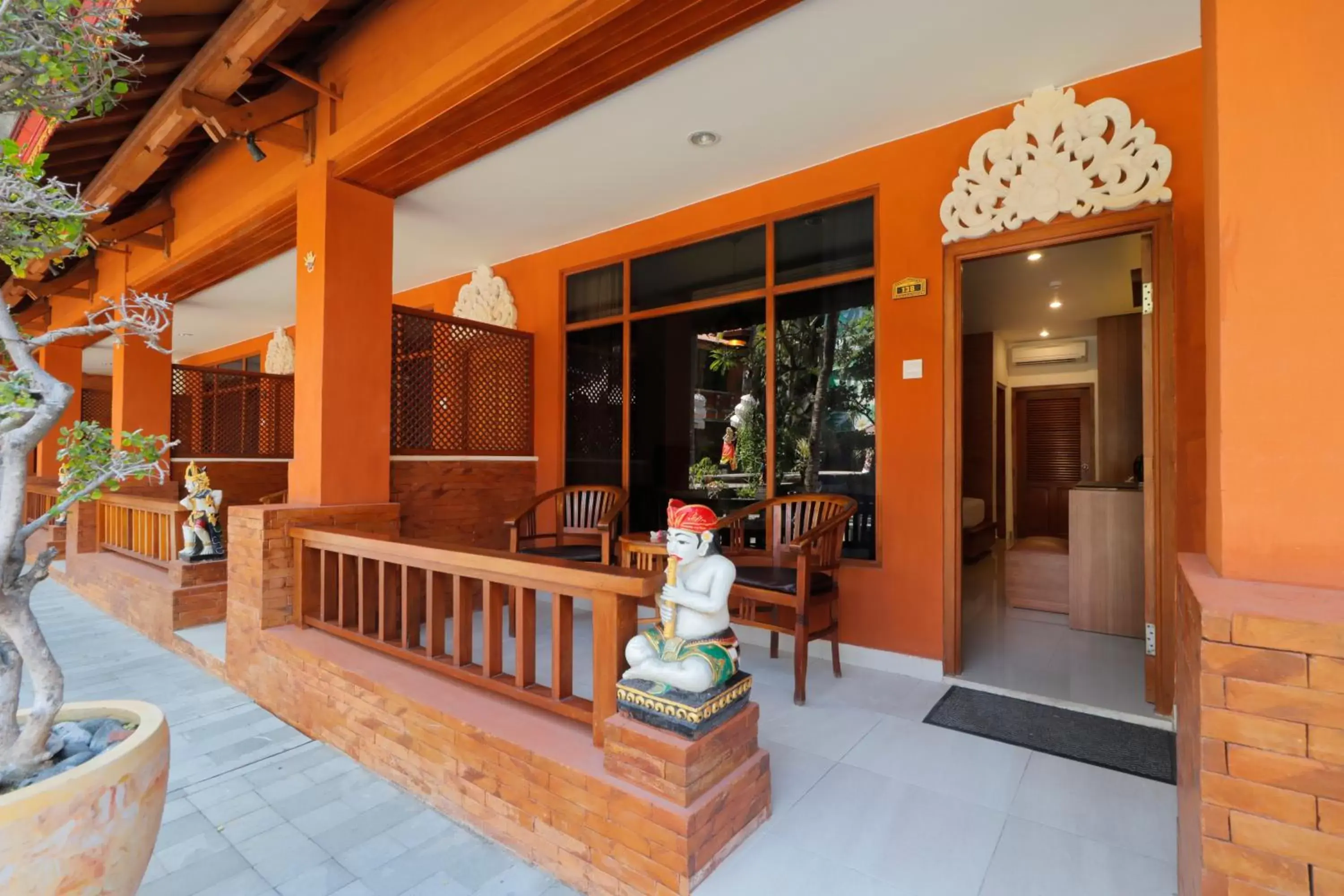 Balcony/Terrace in Wina Holiday Villa Kuta Bali