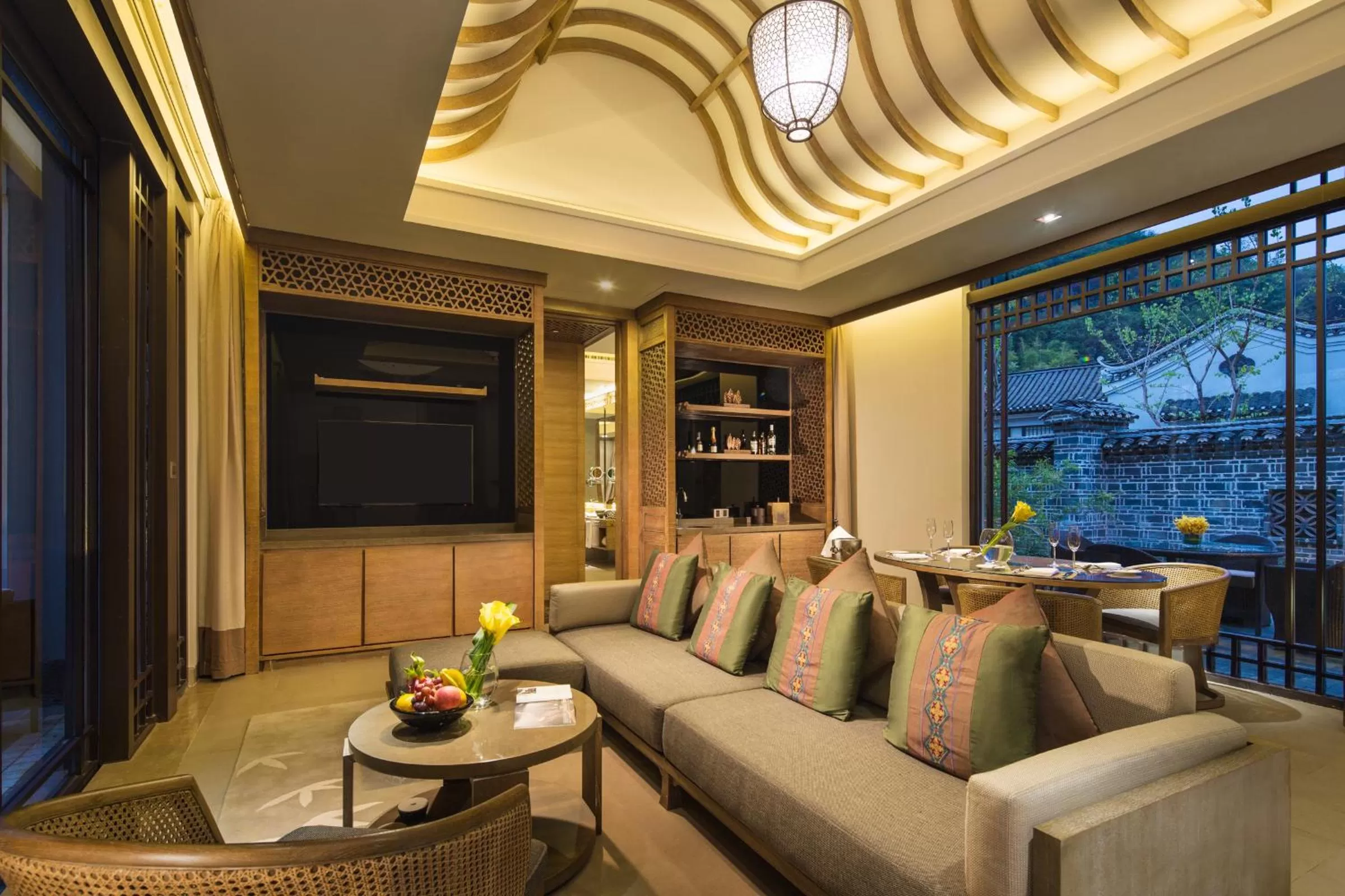 Living room in Banyan Tree Yangshuo