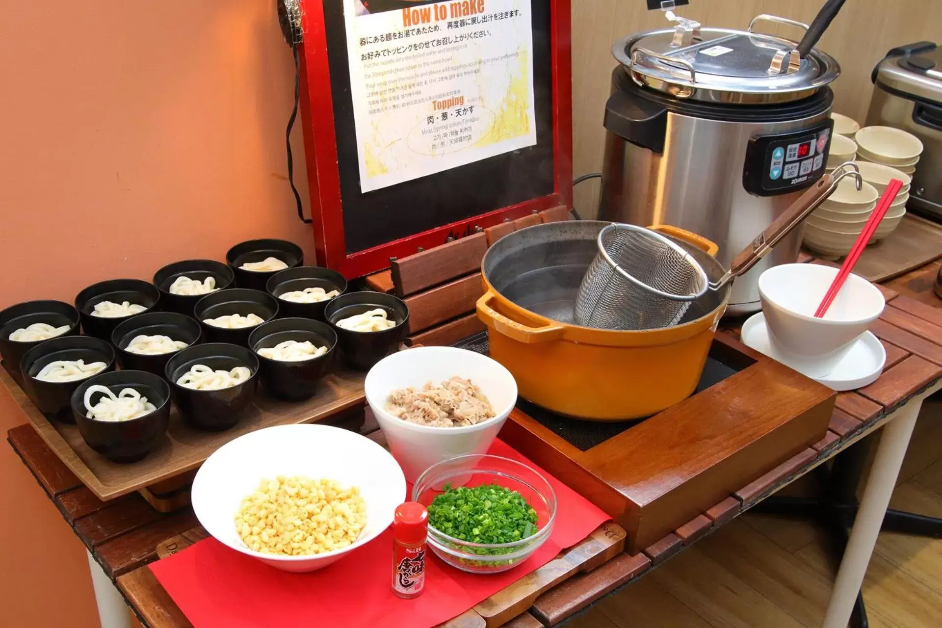 Buffet breakfast in Hotel Sobial Osaka Dome