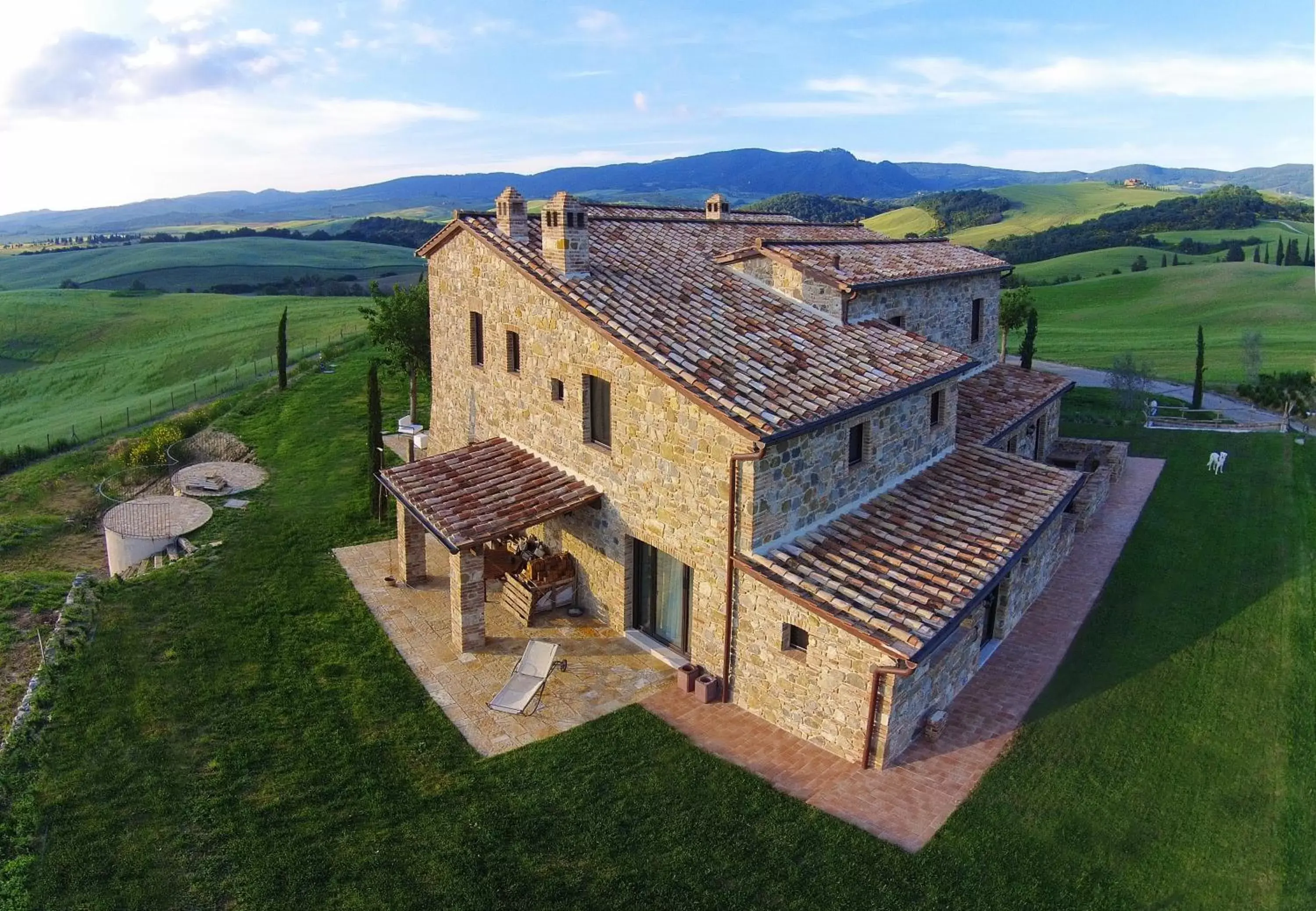 Facade/entrance, Bird's-eye View in RELAIS VAL D'ORCIA