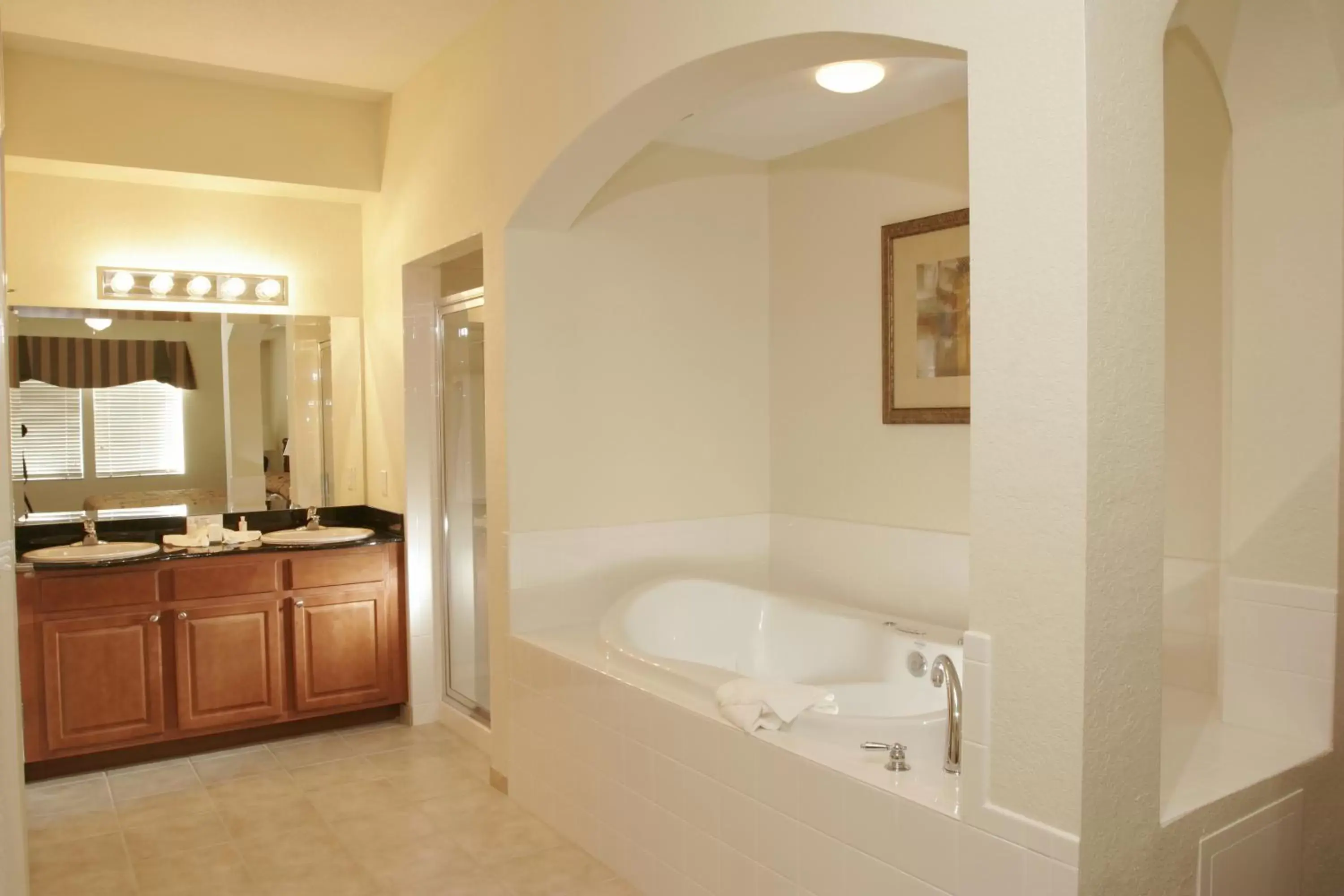 Bathroom in Lake Buena Vista Resort Village and Spa, a staySky Hotel & Resort Near Disney