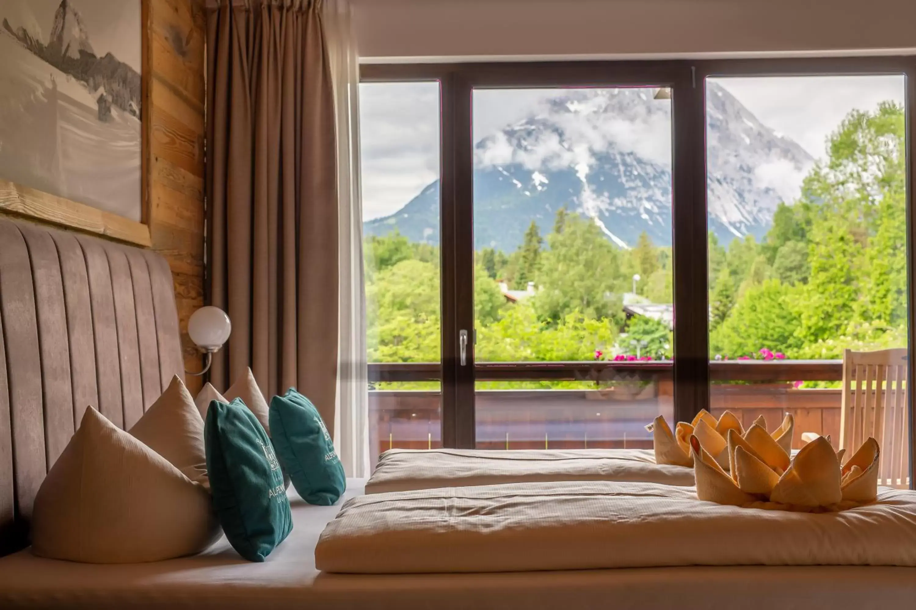 Bedroom in Hotel Alpennest