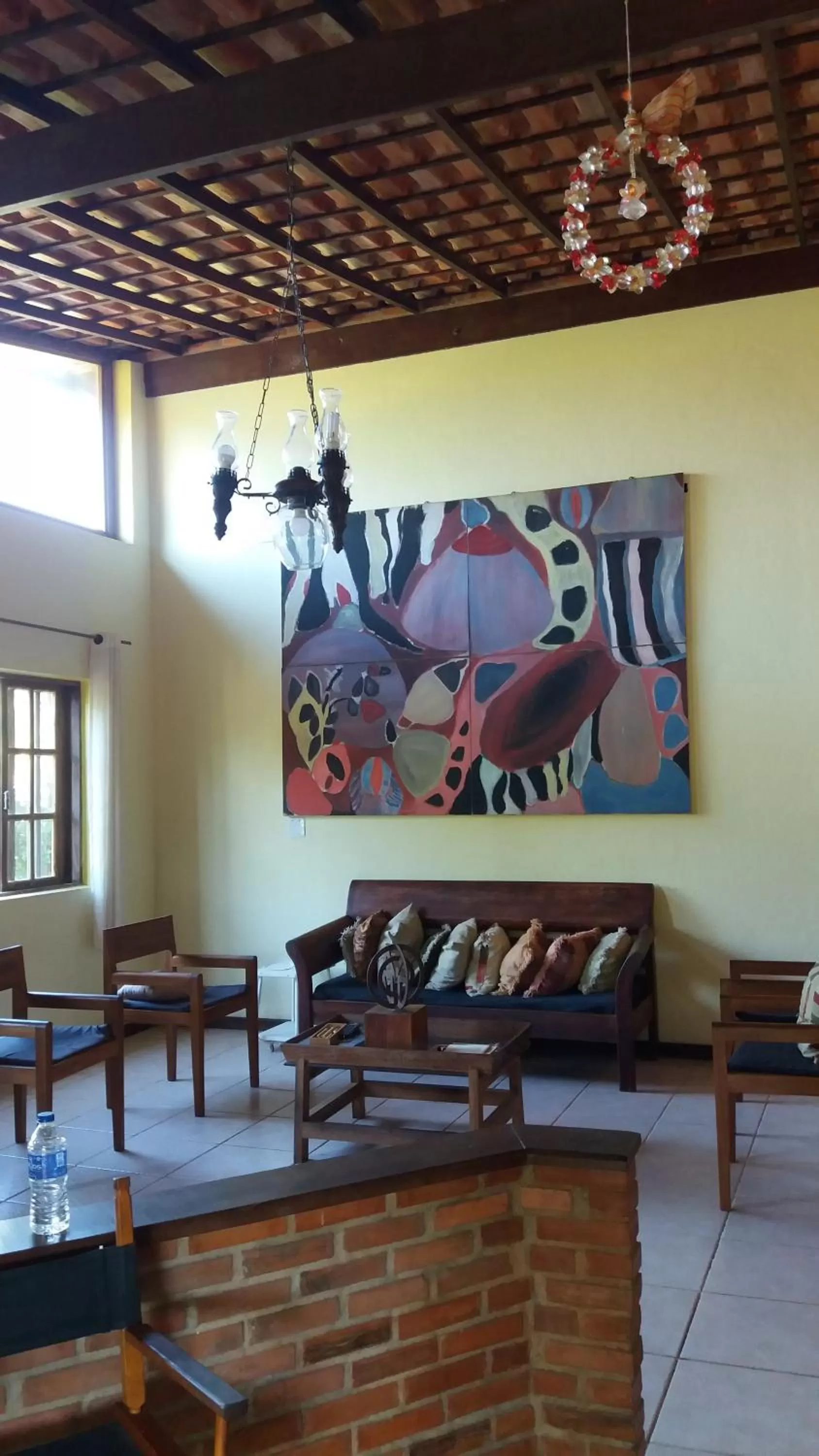 Living room in Pousada Barcarola