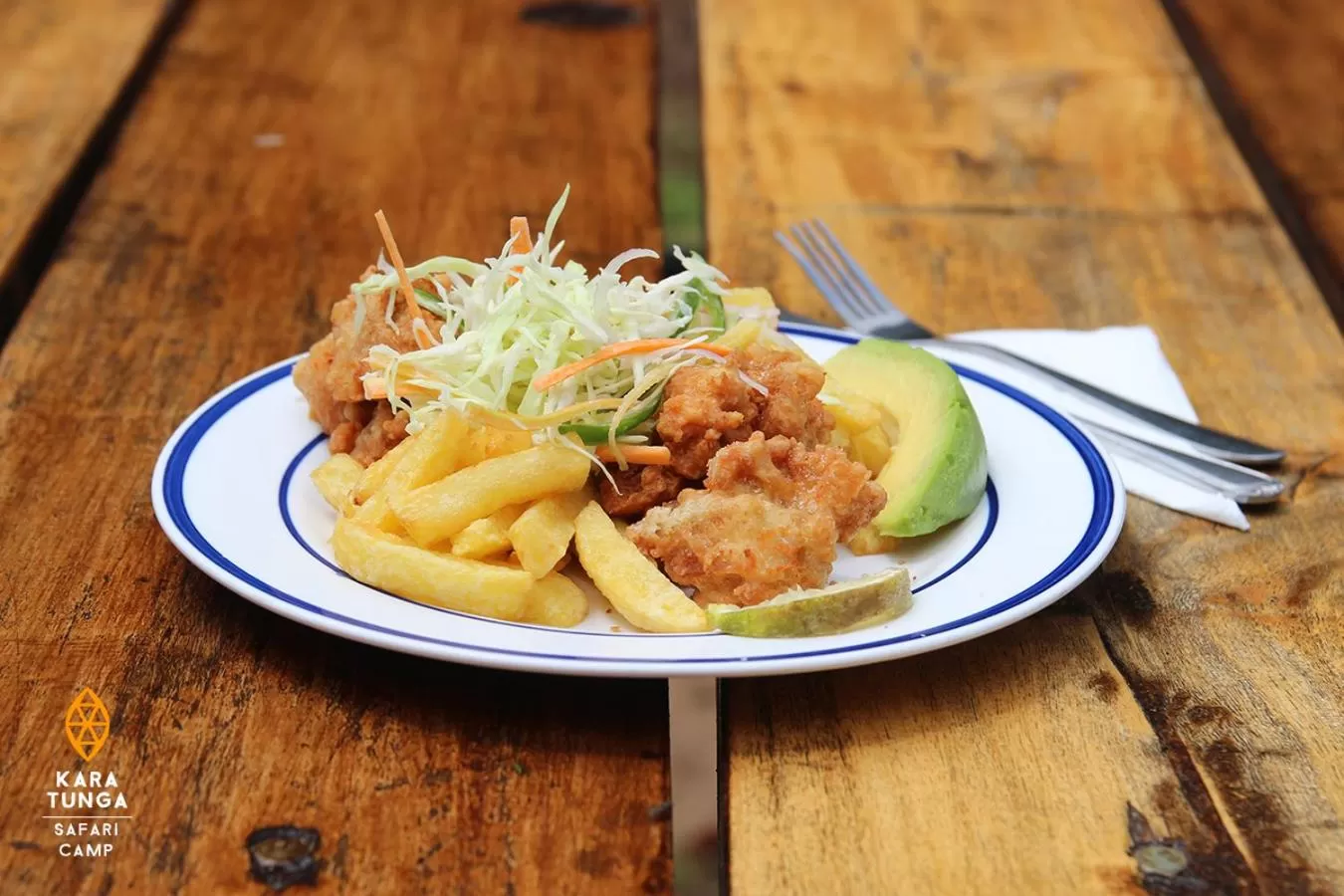 Food close-up in Kara-Tunga Safari Camp