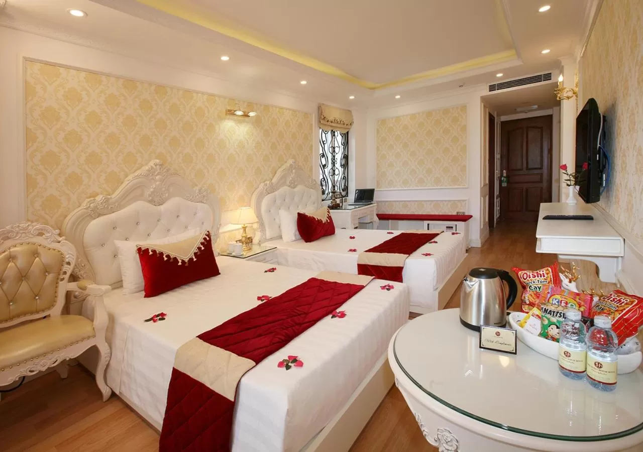 Bed in Hanoi Hotel Royal