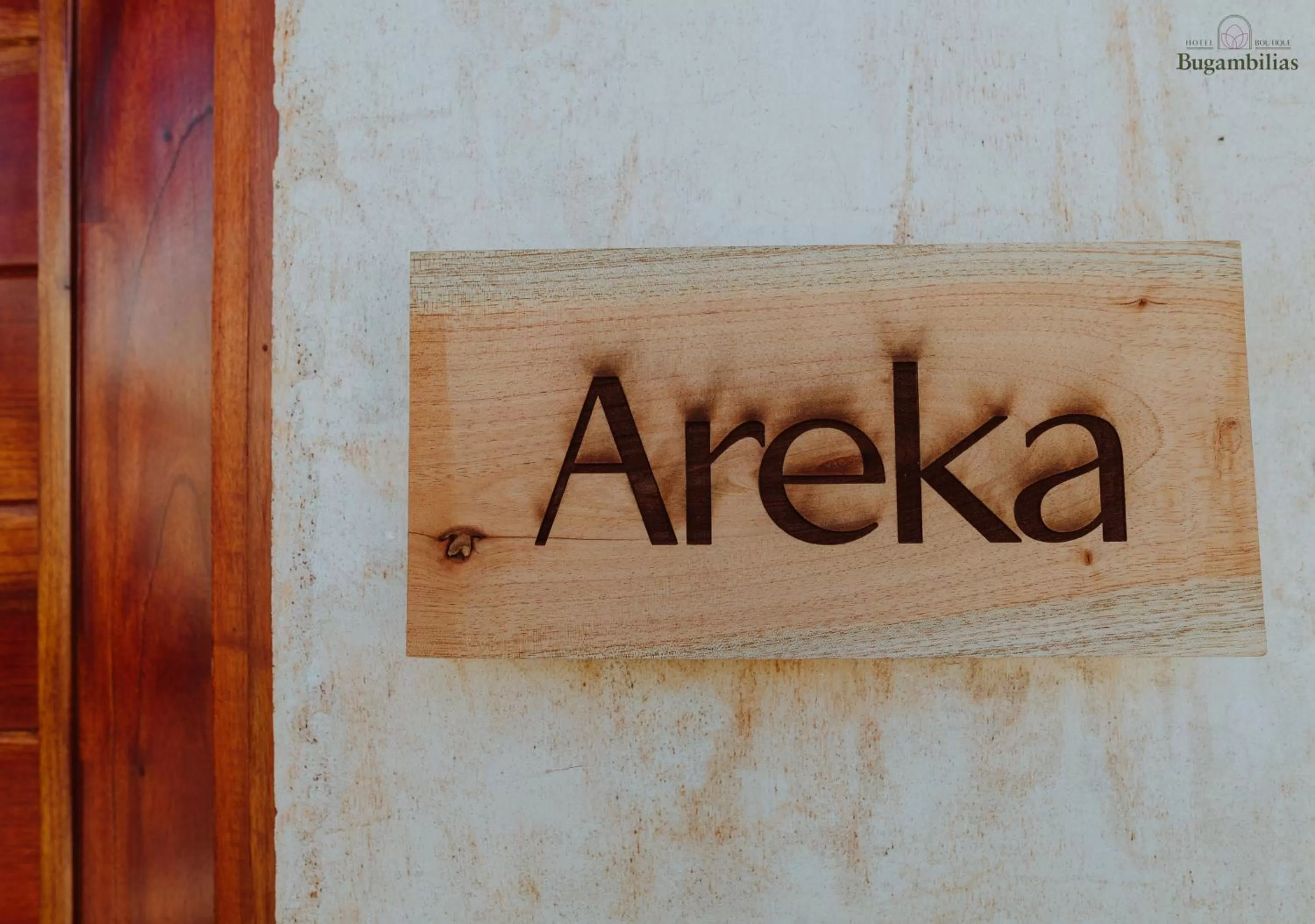 Logo/Certificate/Sign in Hotel Boutique Bugambilias