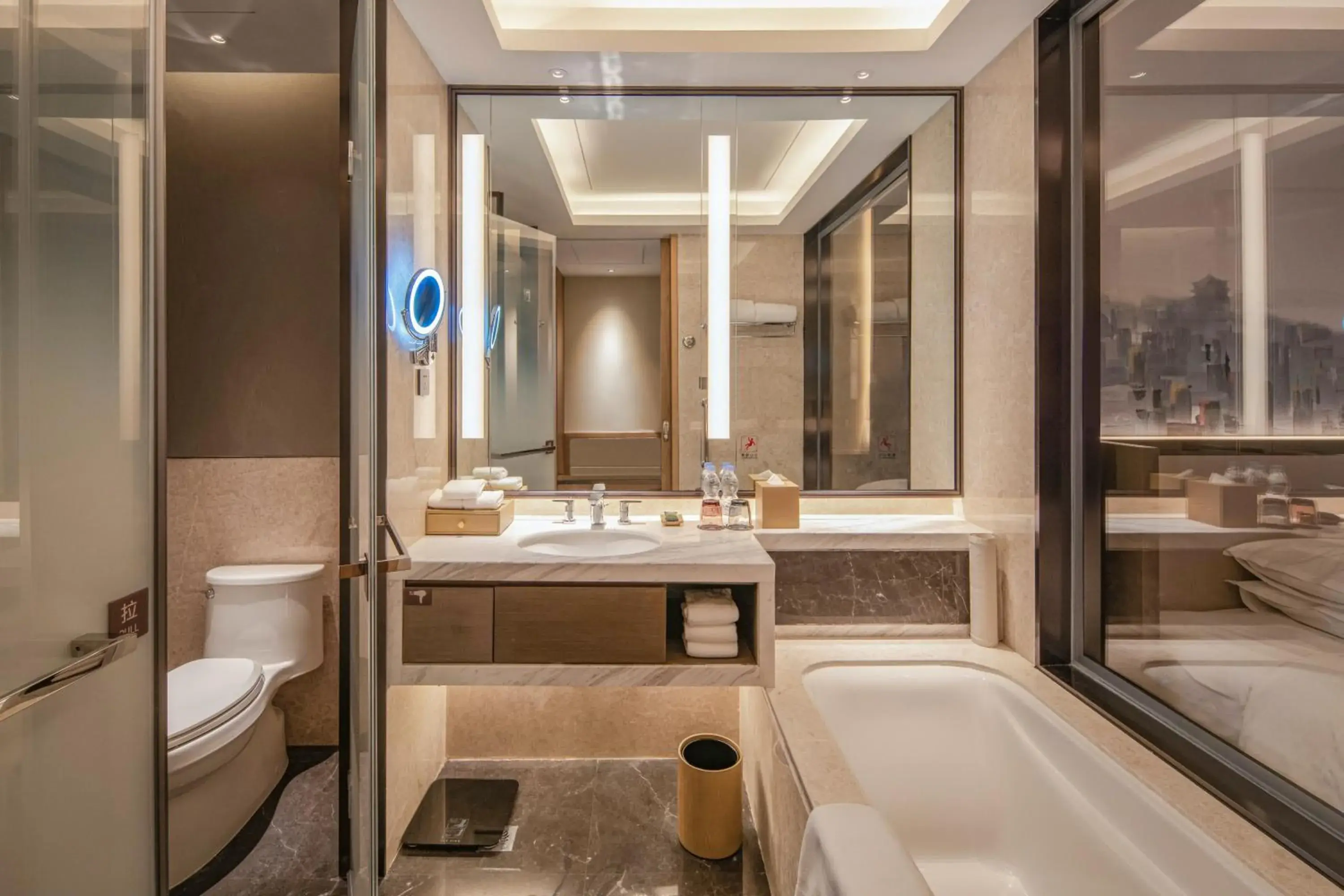 Toilet, Bathroom in Four Points by Sheraton Wuhan, Jiangxia