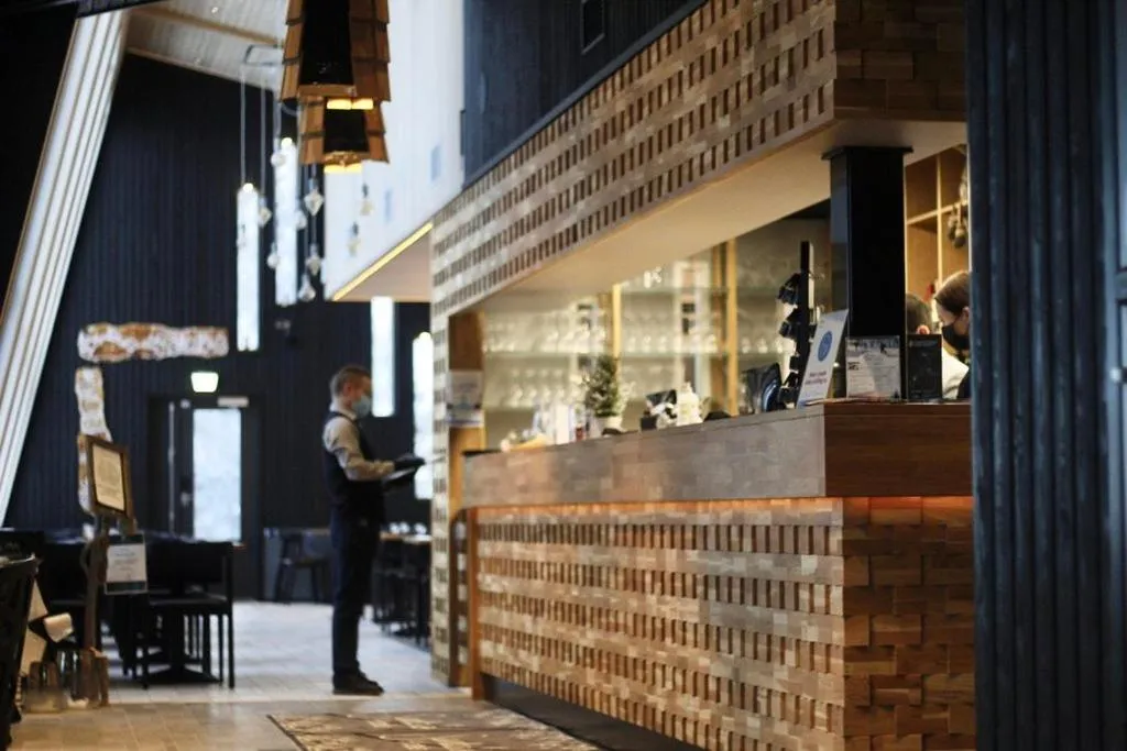 Lounge or bar in Santa's Igloos Arctic Circle