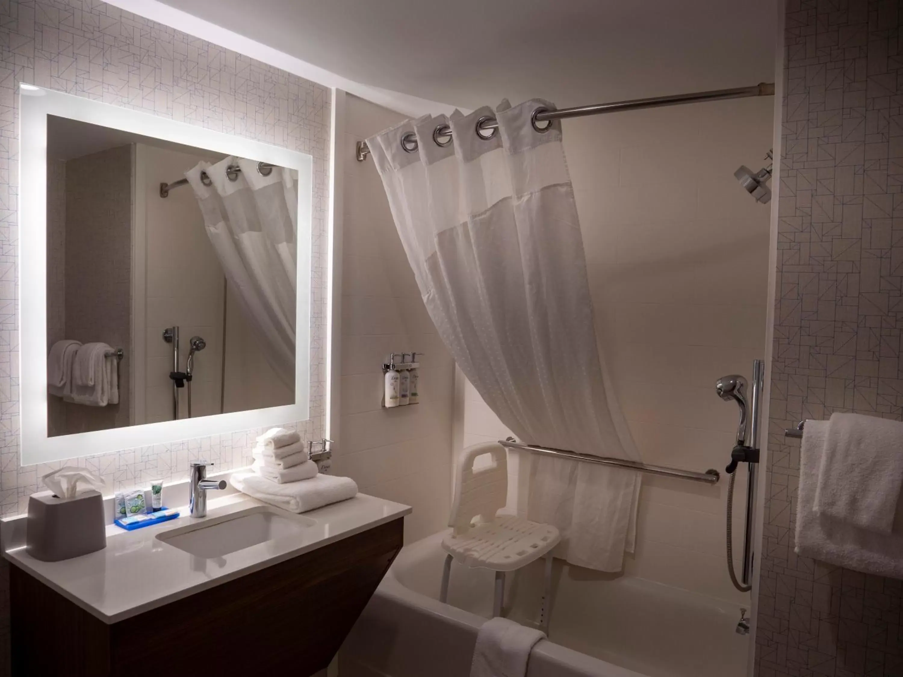 Bathroom in Holiday Inn Express & Suites Greenville Airport, an IHG Hotel