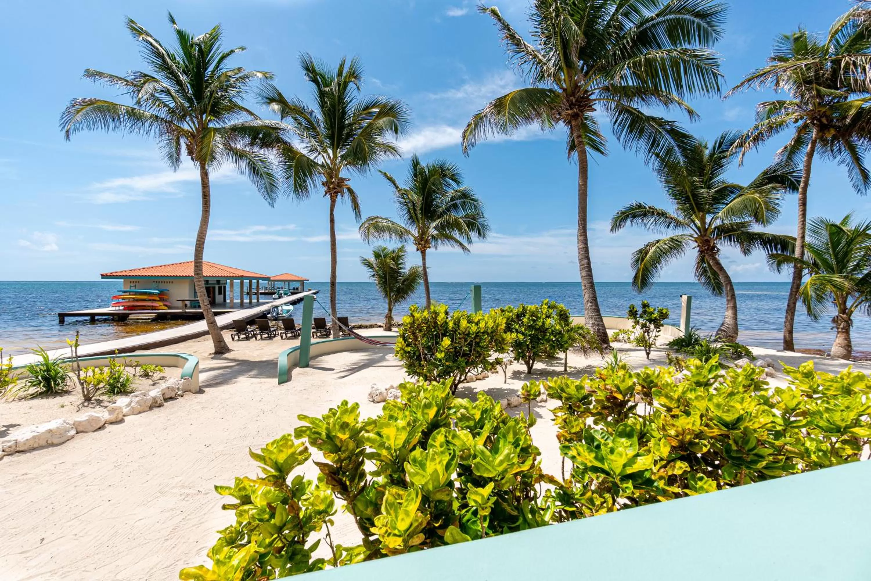 Sea view in Belizean Shores Resort