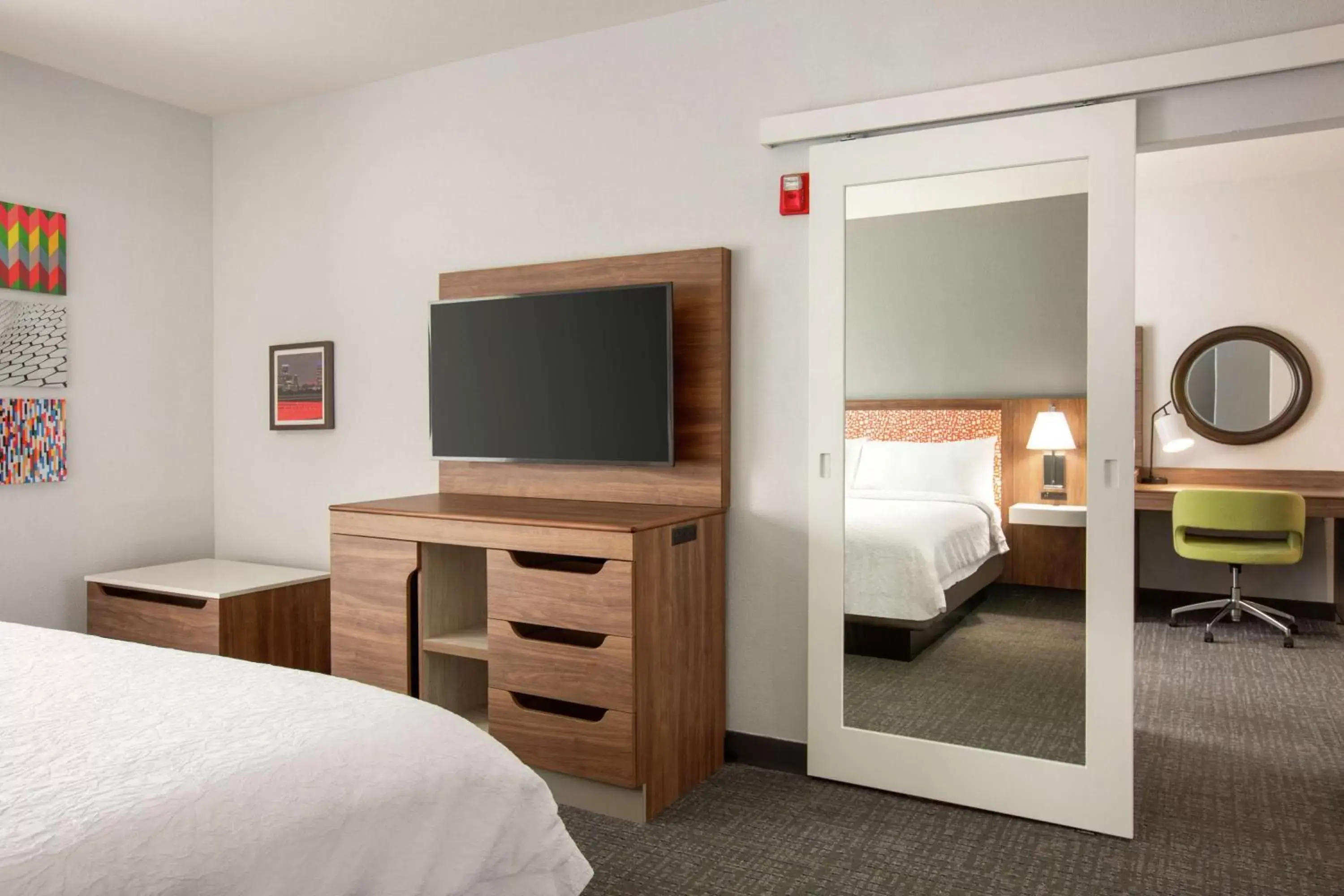 Bedroom, Bed in Hampton Inn & Suites Houston-Cypress Station