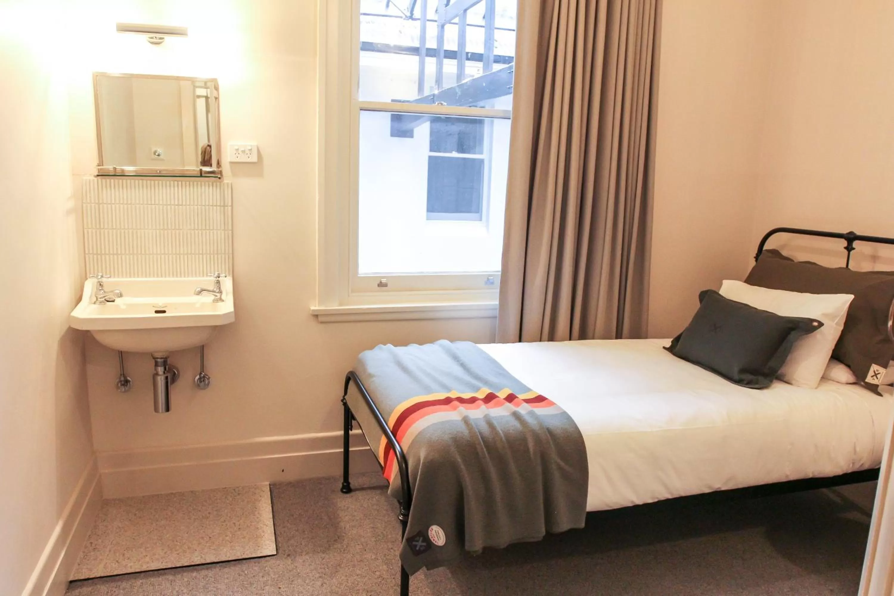 Bed in Alpine Hotel, Eat Drink Sleep