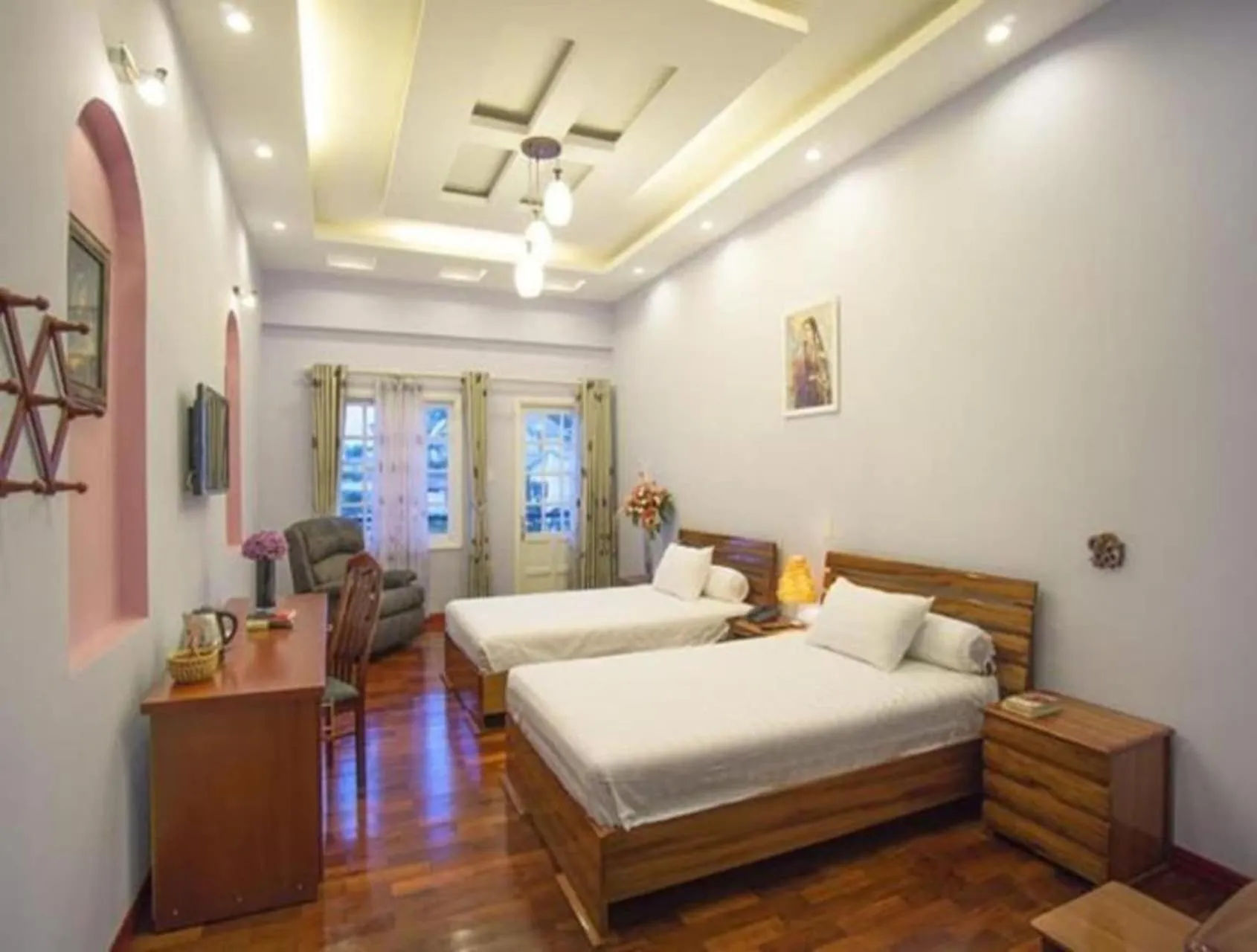 Bed in Dalat Terrasse Des Roses Villa