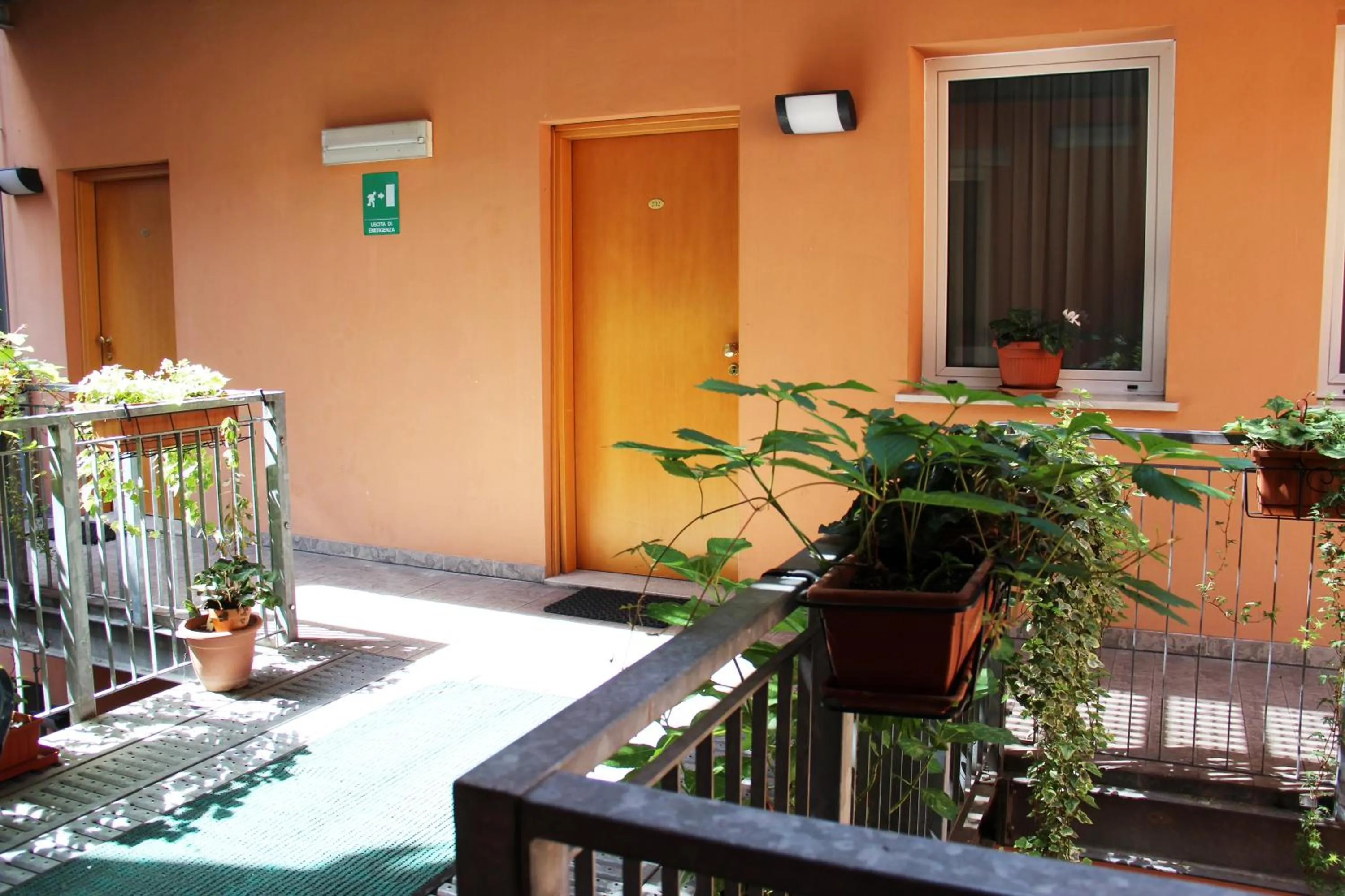 Balcony/Terrace in Albergo Al Viale