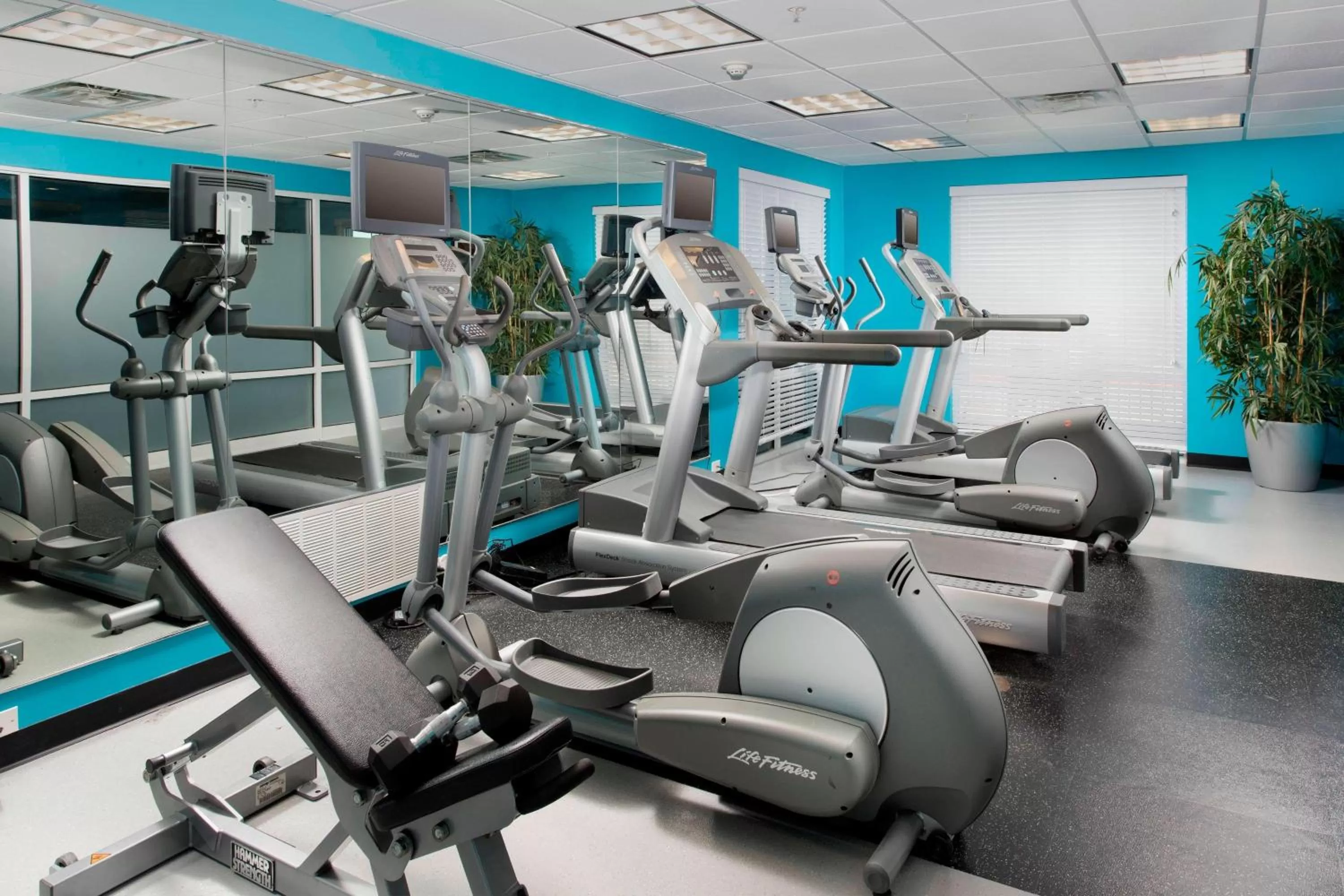 Fitness centre/facilities in Fairfield Inn & Suites Weatherford
