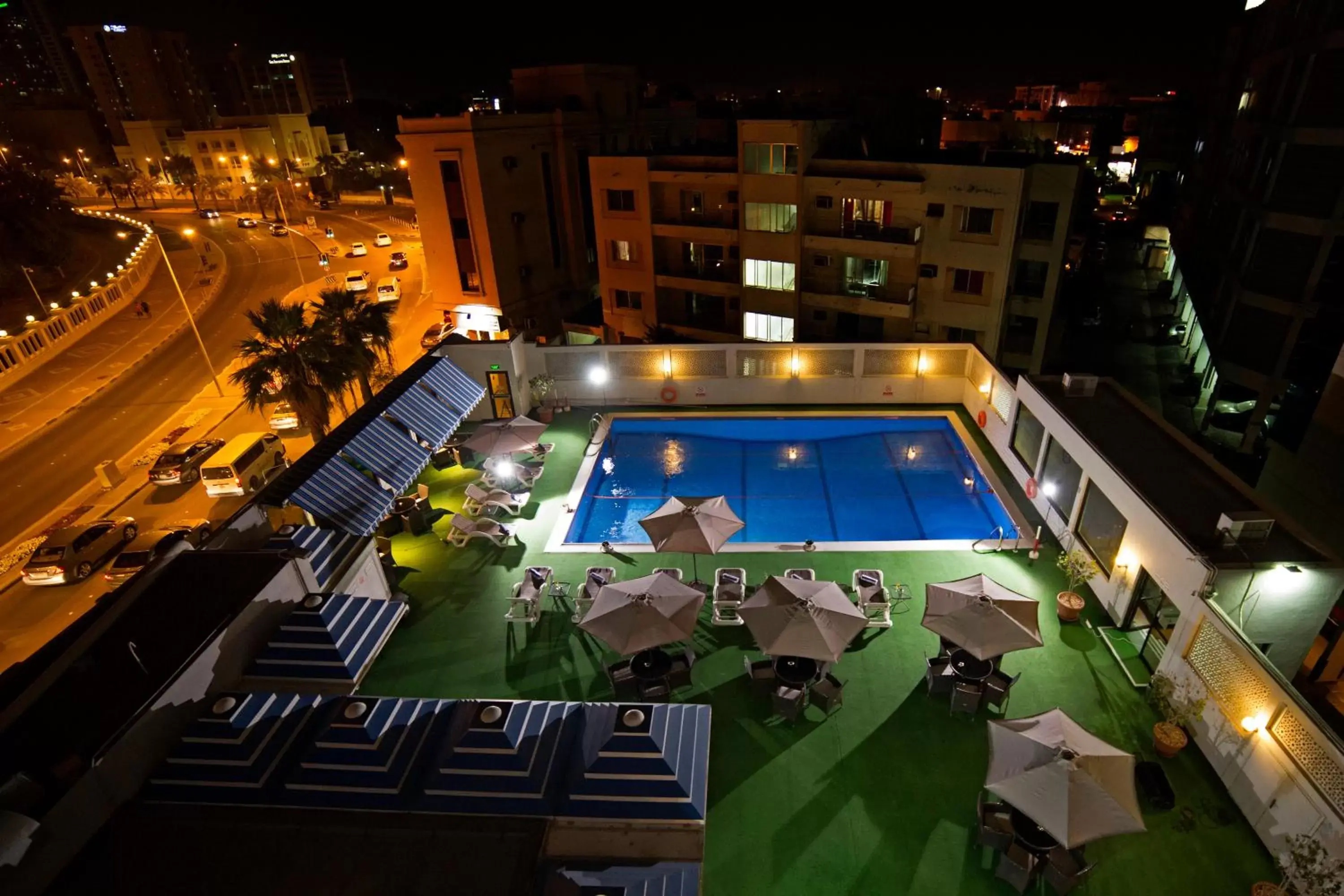 Bird's eye view, Pool View in Ramada by Wyndham Bahrain