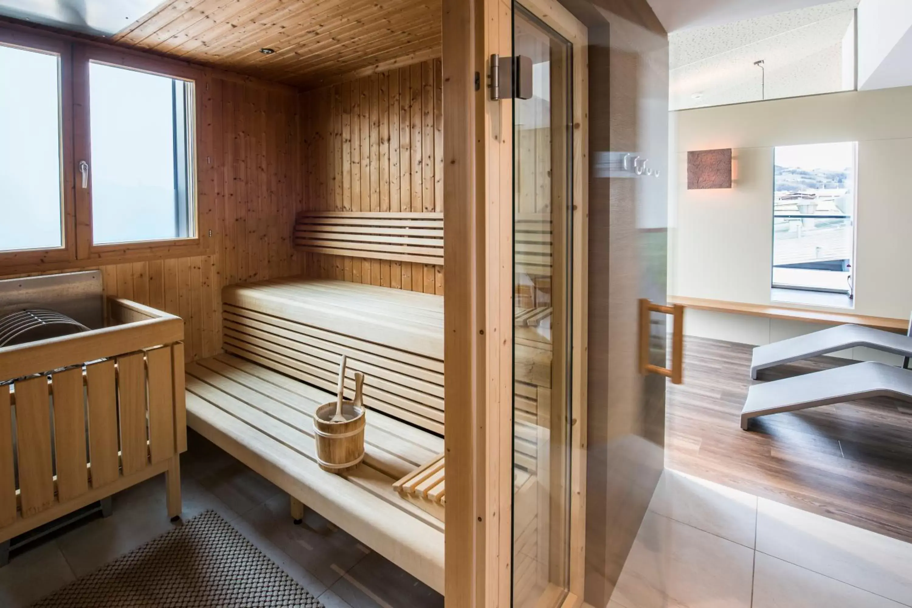 Sauna, Bathroom in IMLAUER HOTEL PITTER Salzburg