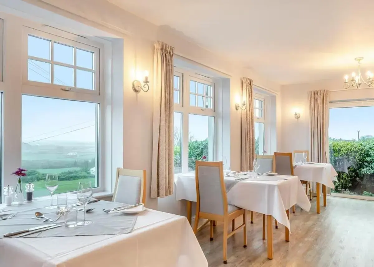 Restaurant/Places to Eat in Beacon Country House Hotel & Luxury Shepherd Huts