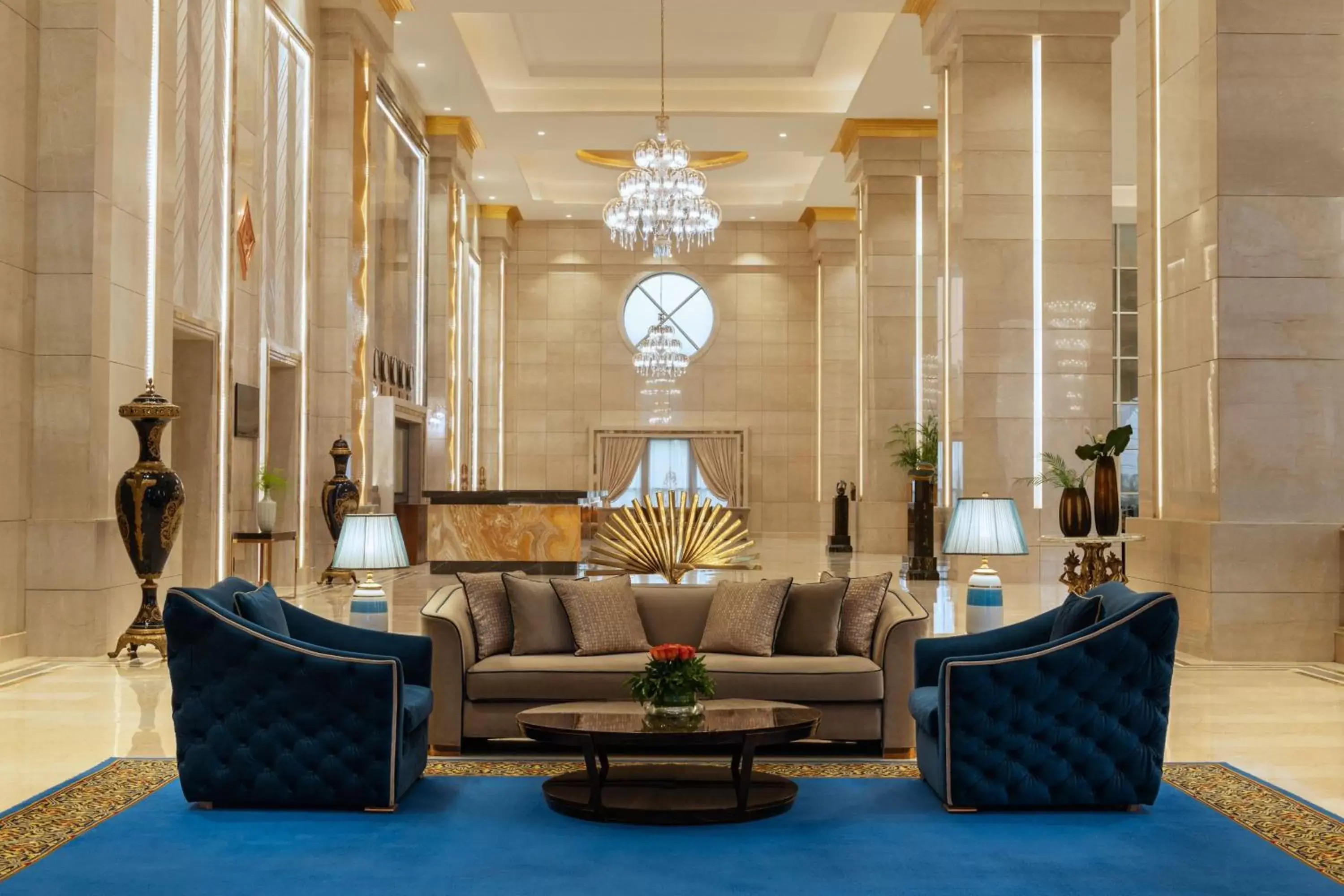 Lobby or reception, Lobby/Reception in The St. Regis Almasa Hotel, Cairo