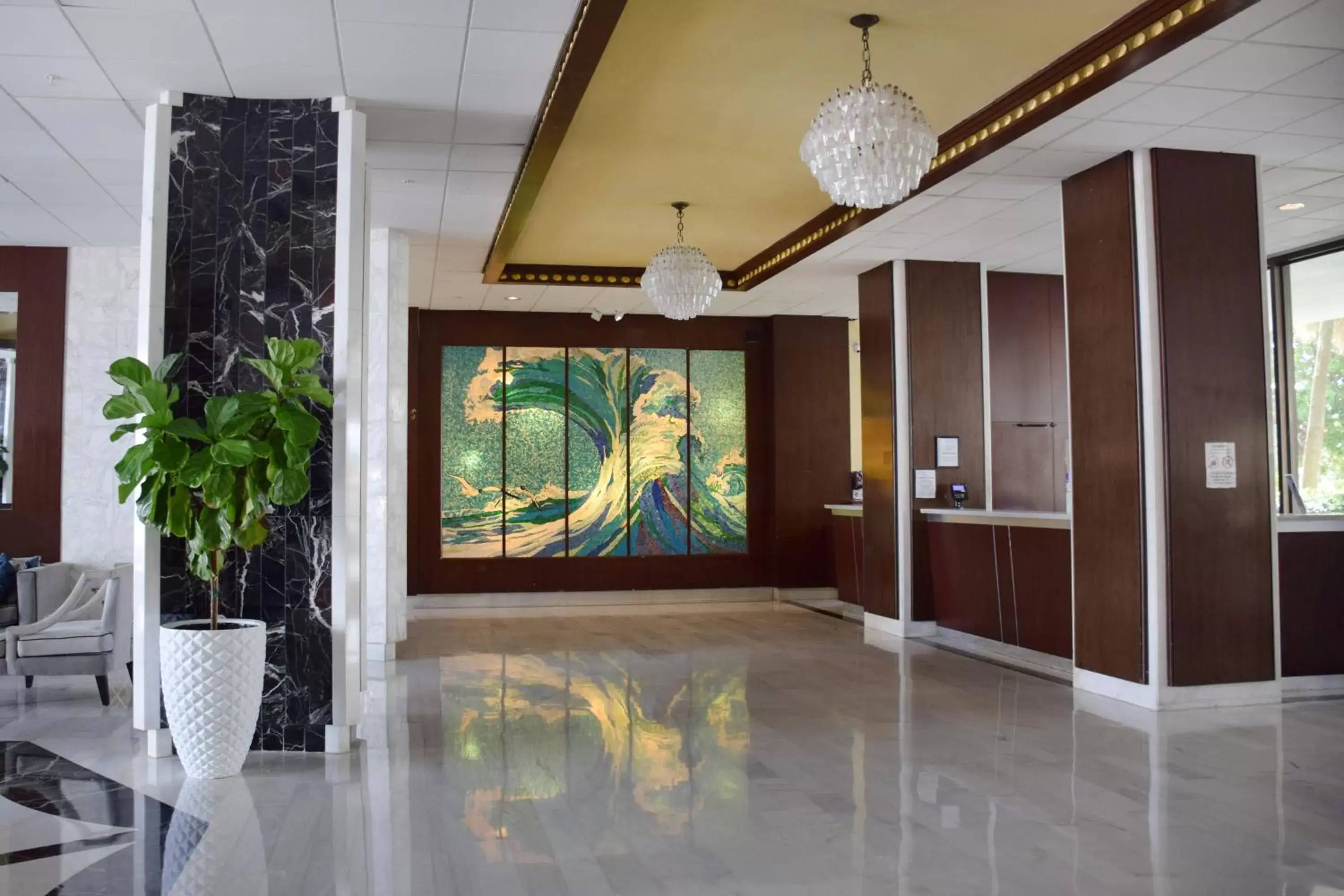 Lobby or reception in Seacoast Suites on Miami Beach Lobby or reception in Seacoast Suites on Miami Beach