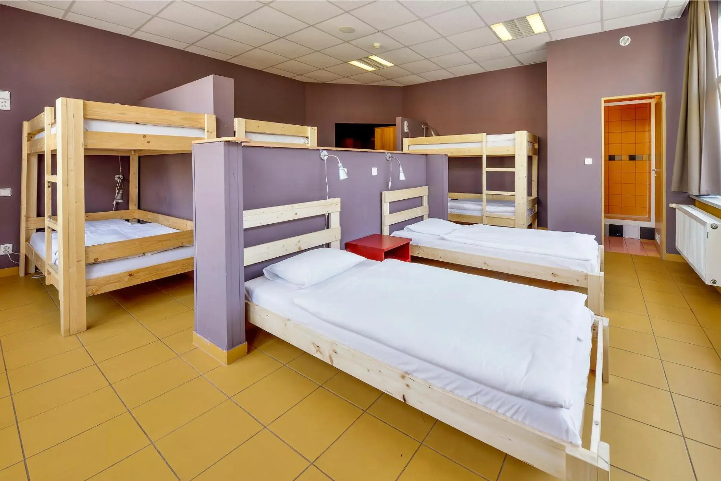 bunk bed in Plus Prague Hostel