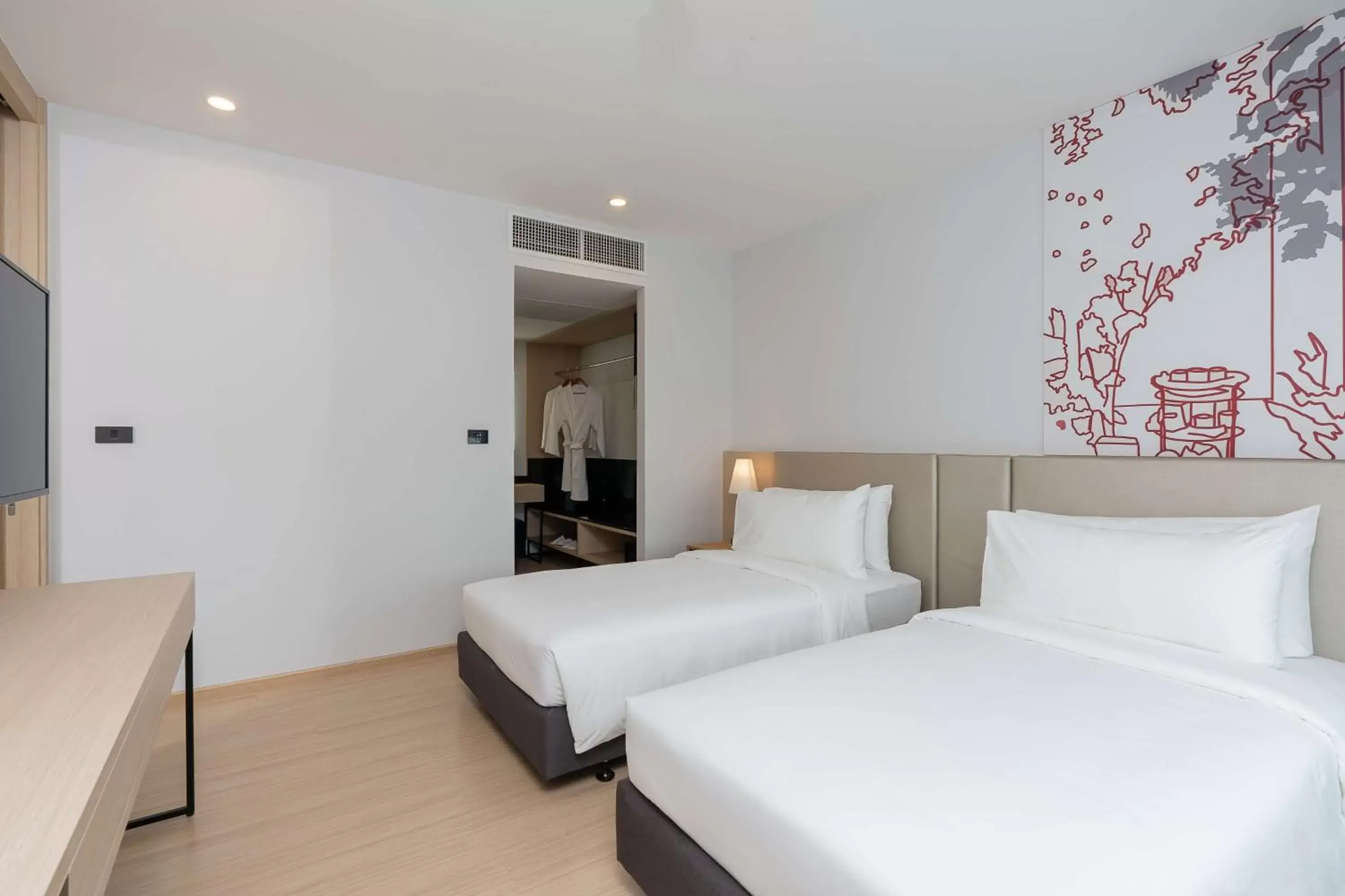 Bedroom, Bed in Best Western Nada Don Mueang Airport hotel
