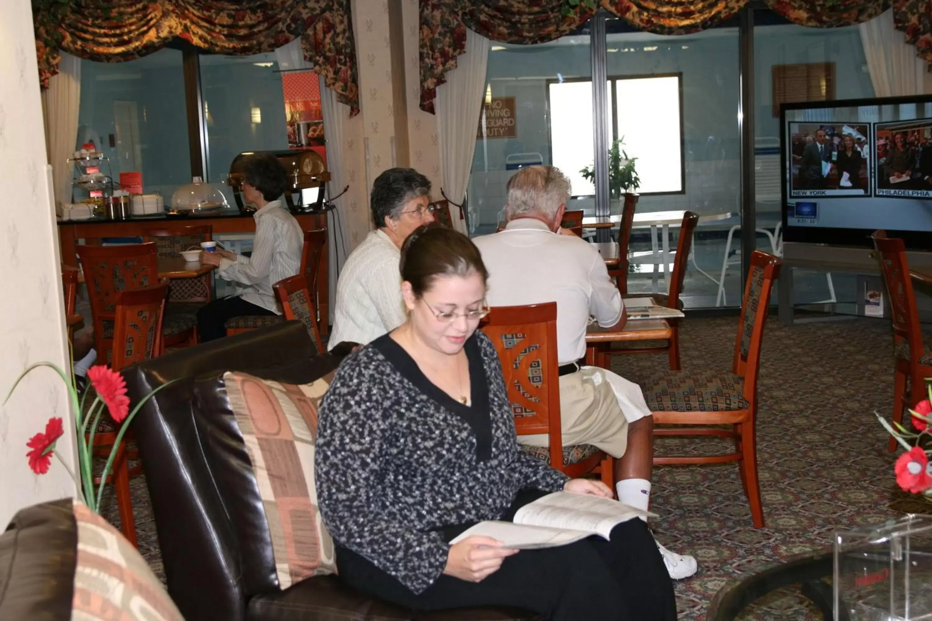 Lobby or reception in Hampton Inn Dublin Lobby or reception in Hampton Inn Dublin