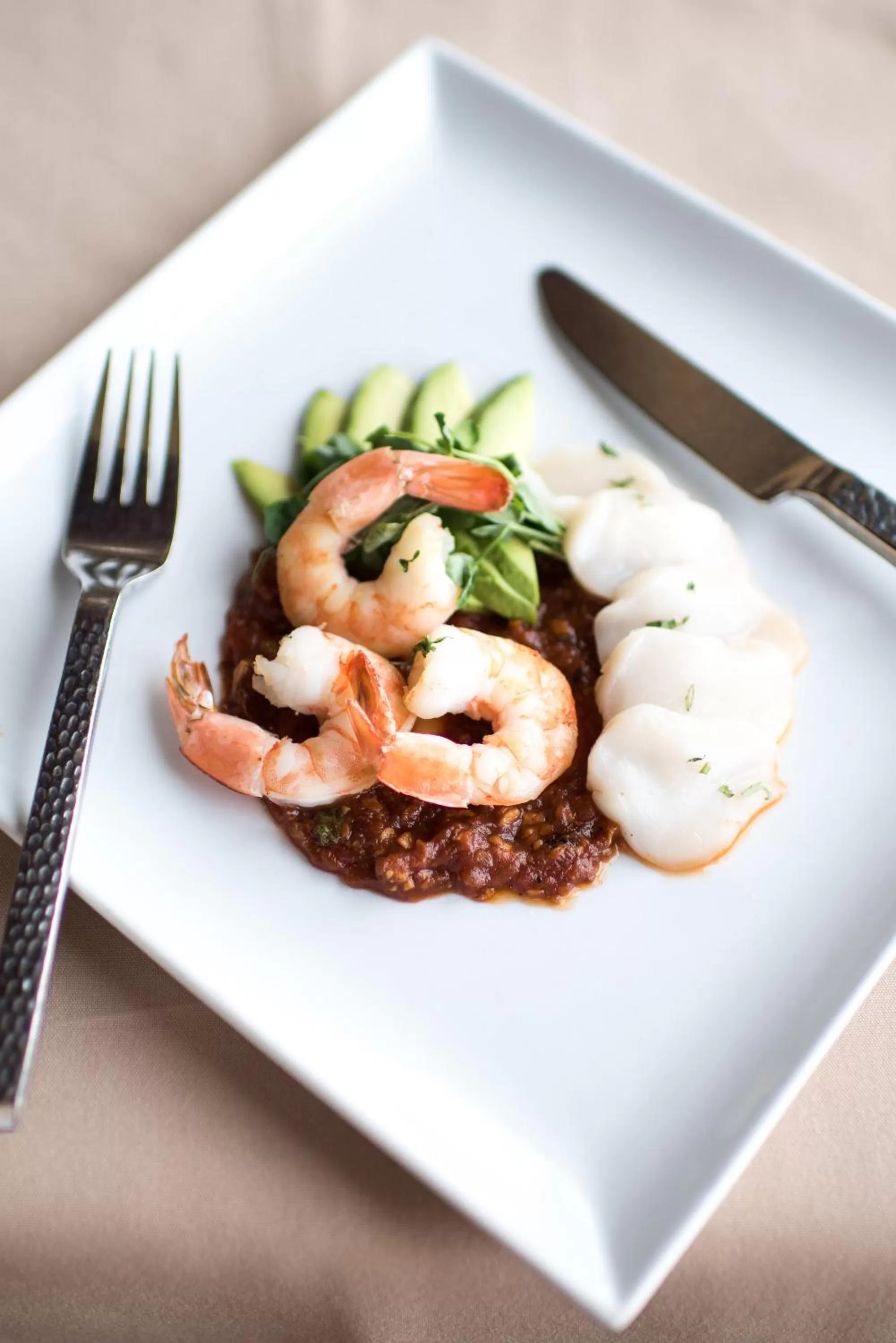 Food close-up in Tetherow Hotel