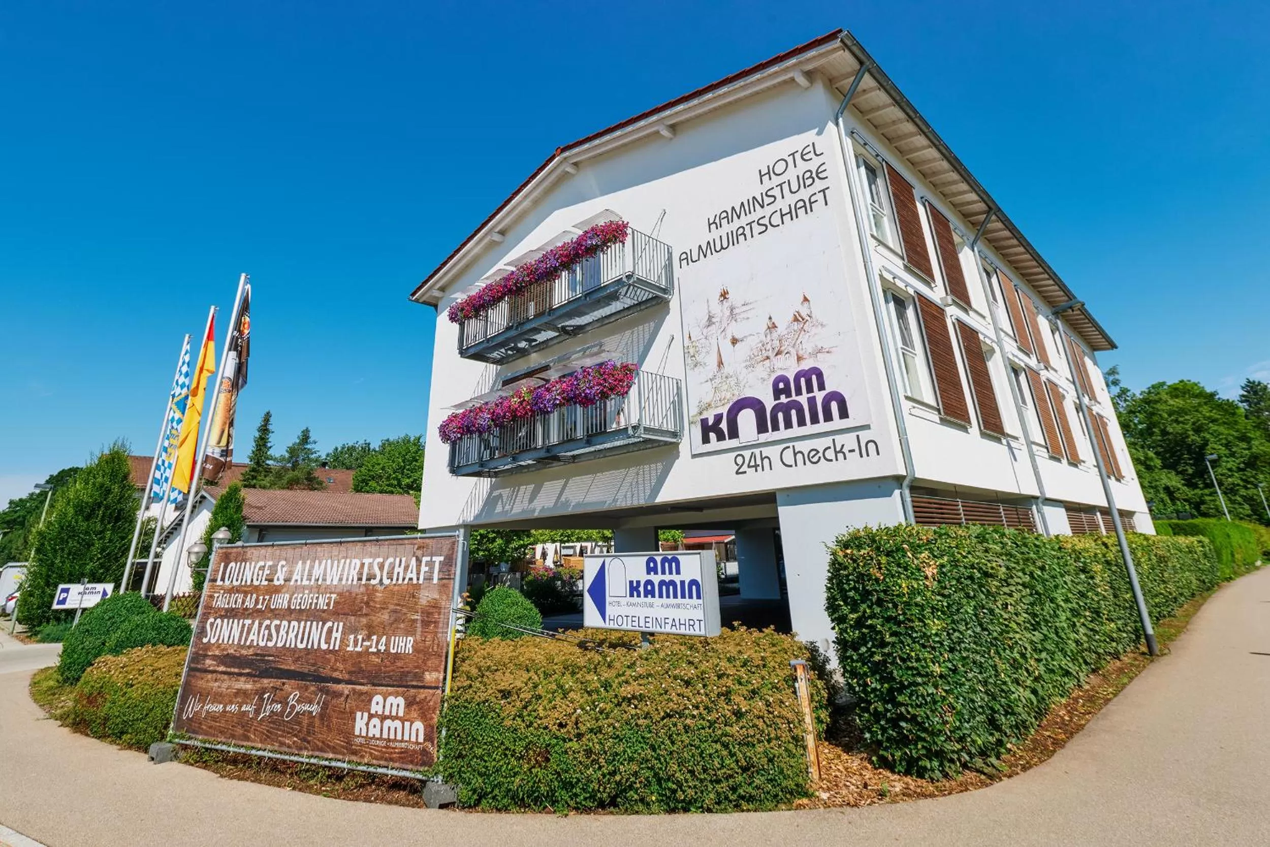 Property building in Hotel Am Kamin